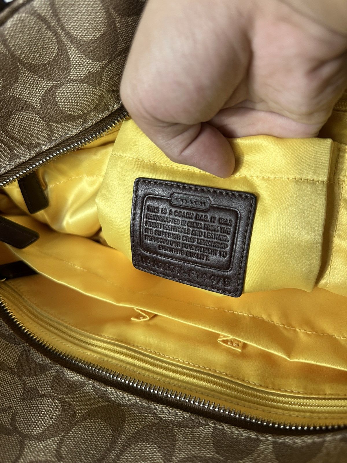 Coach Authentic Coach Heritage Stripe Large Tote bag Size ONE SIZE - 8 Thumbnail