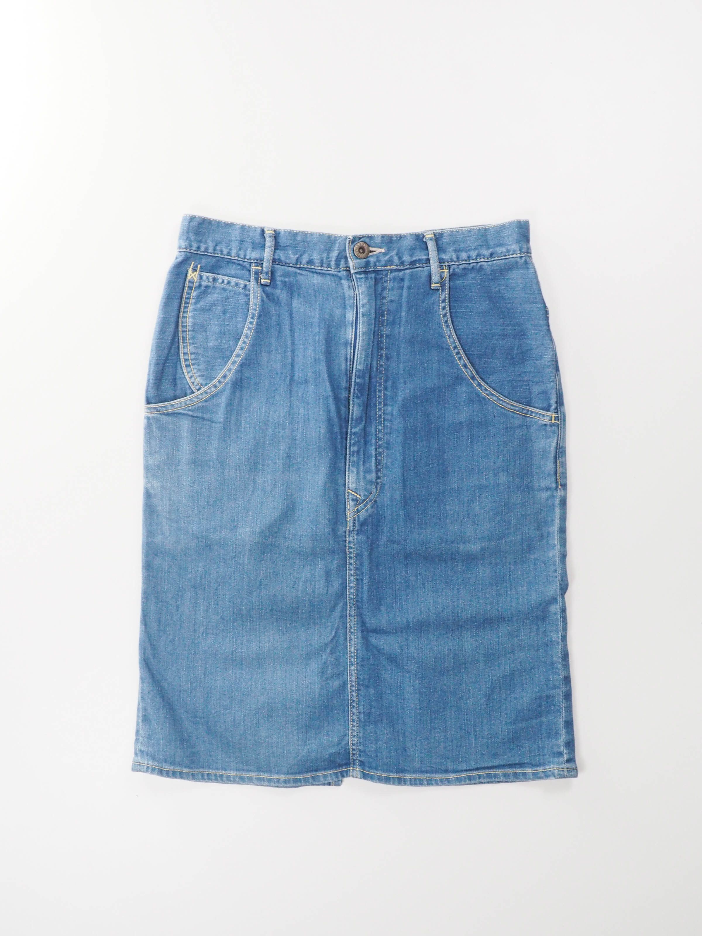 Kapital Kapital denim midi skirt Size 28" / US 6 / IT 42 - 1 Thumbnail