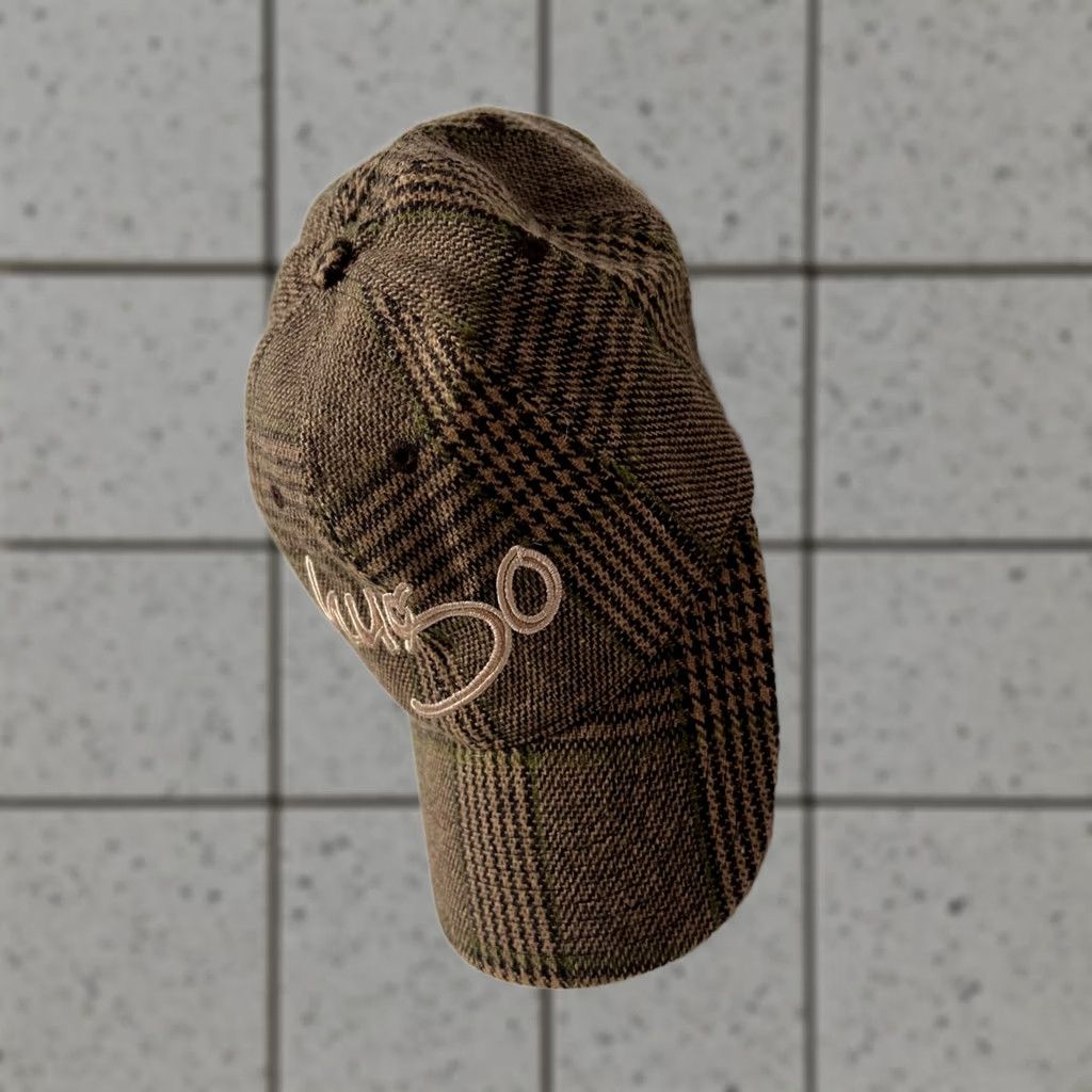 Hugo Boss HUGO BOSS Baseball Wool Cap Prince of Wales Check Logo Men's Cap Wool Polyamide Polyacryl Multicolor One Size Casual Mens Size ONE SIZE - 1 Thumbnail