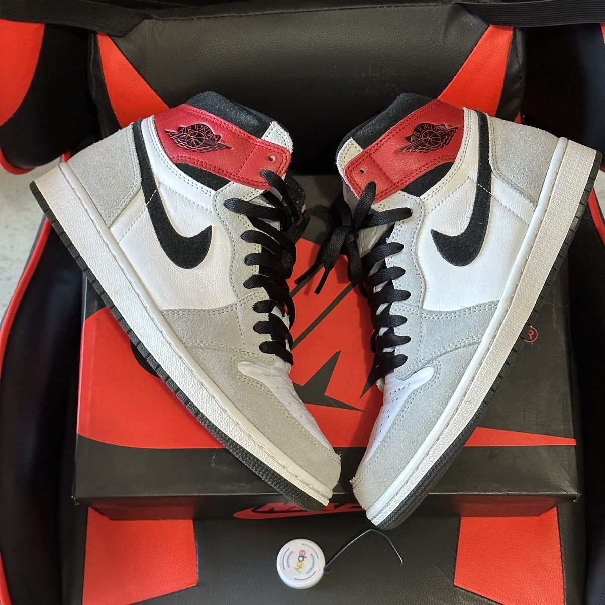 Nike Air Jordan 1 Retro High Smoke Grey Size 8.5 555088-125
