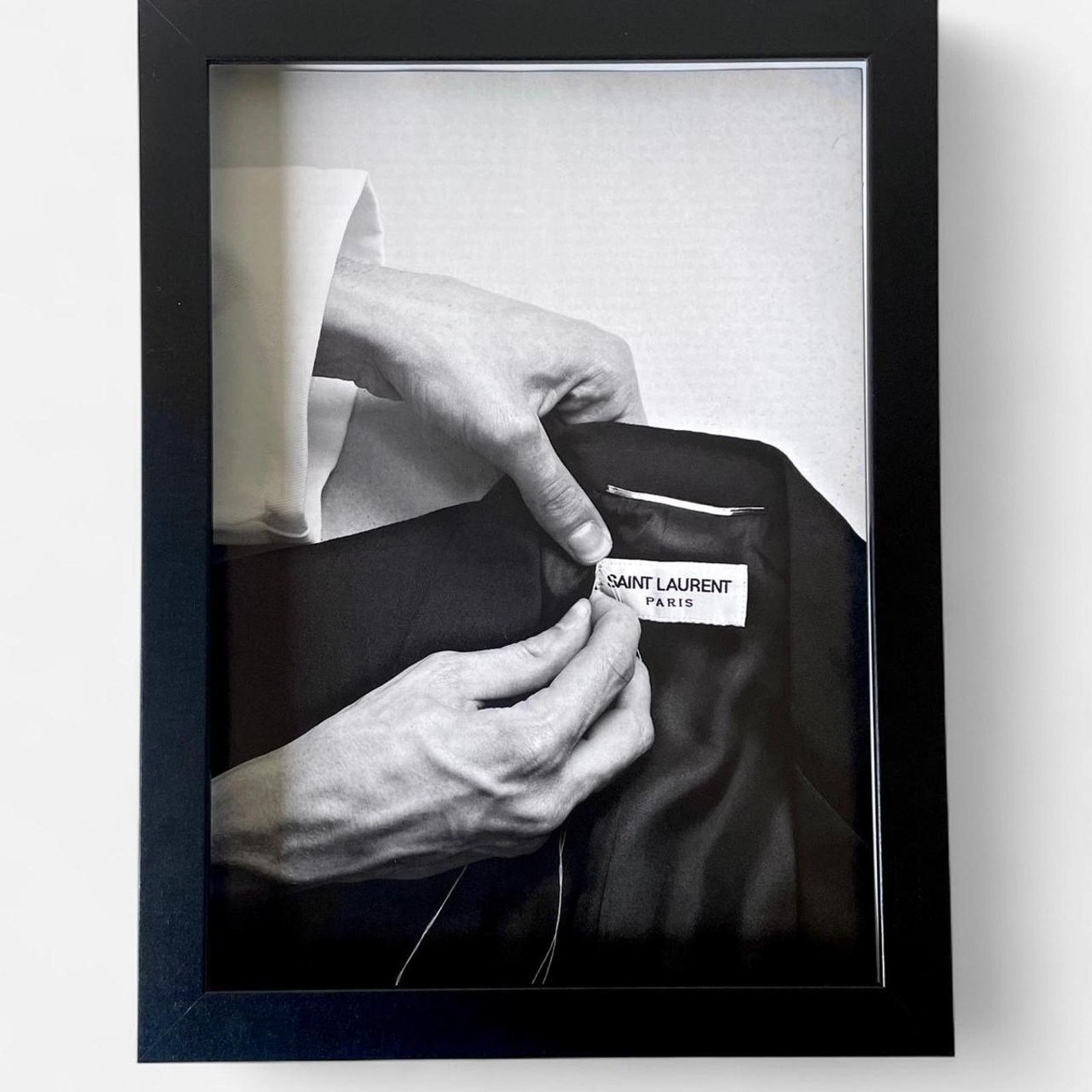 Hedi Slimane Hedi Slimane Saint Laurent photo framed poster 9x11 Size ONE SIZE - 1 Thumbnail
