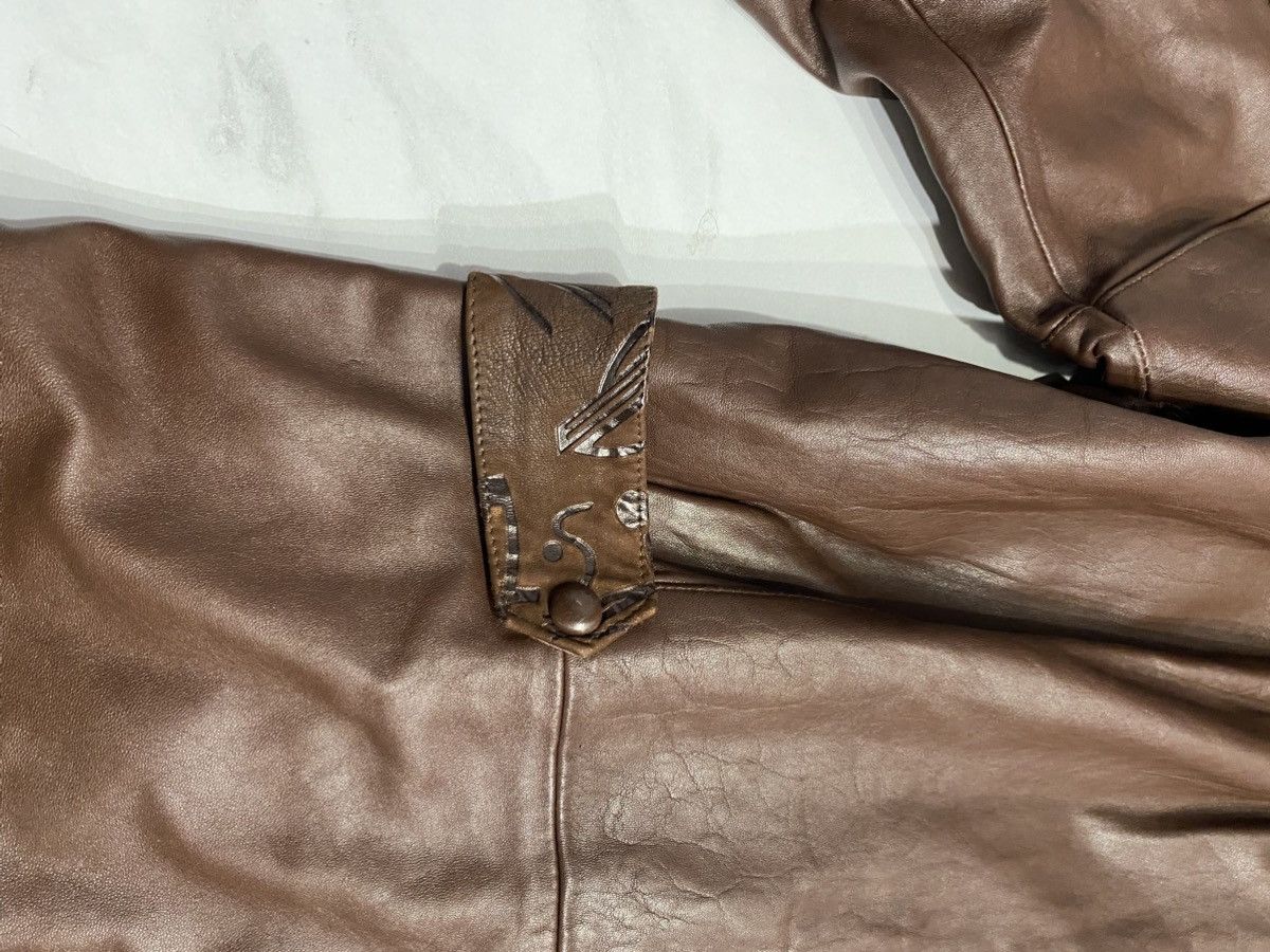 Affliction × Vintage Leather Brown jacket vintage oversize Size L / US 10 / IT 46 - 12 Thumbnail