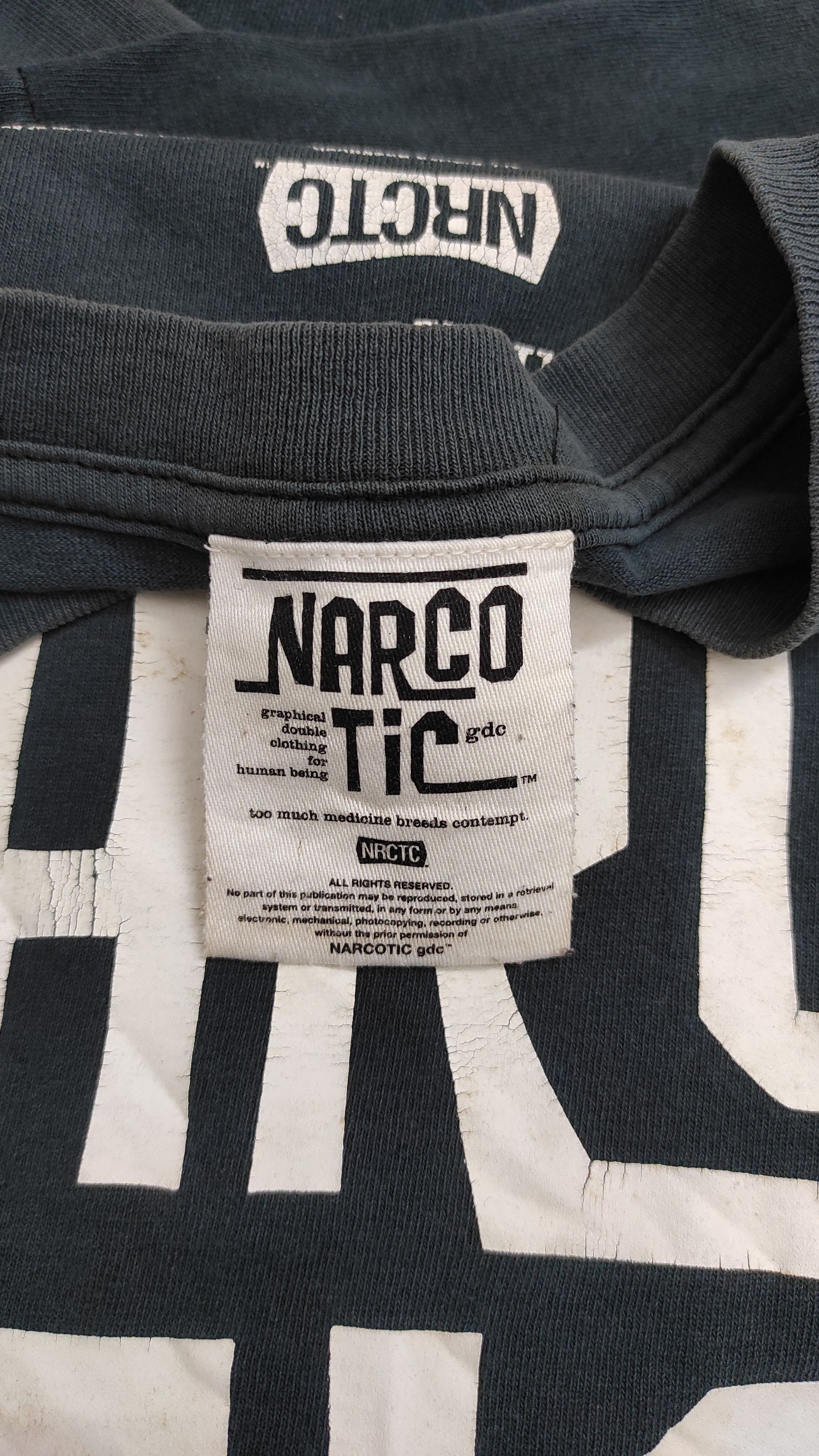 Narcotic GDC Vintage 2000 NARCOTIC GDC USA sunfaded Tee Size US M / EU 48-50 / 2 - 3 Thumbnail