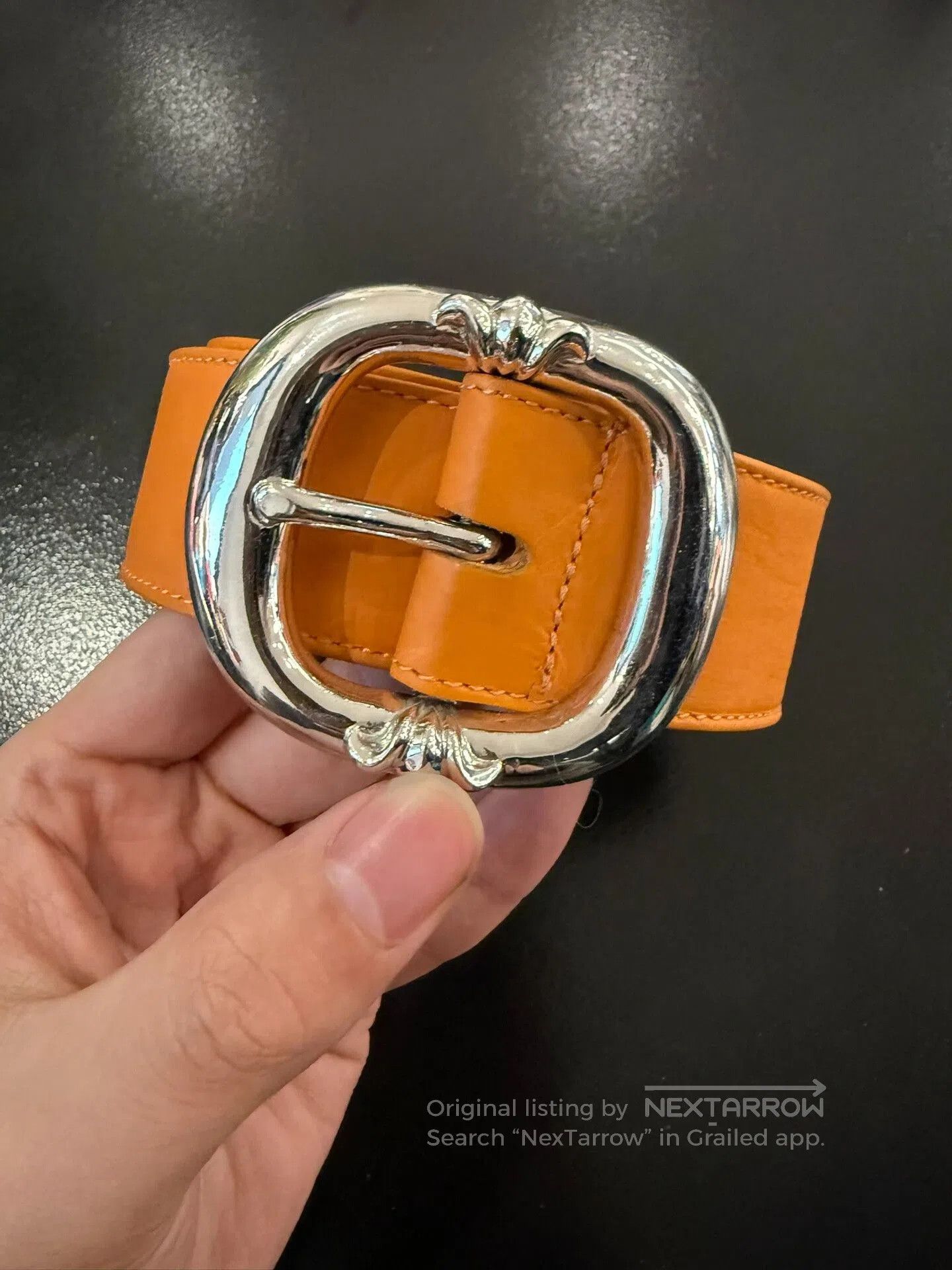 Chrome Hearts Chrome Hearts Gunslinger Orange Belt. Size ONE SIZE - 2 Thumbnail