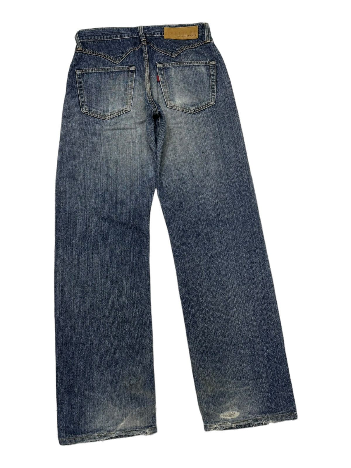 Edwin 🔥EDWIN 503s W-SWELL STITCHED BAGGY DENIM JEANS Size US 30 / EU 46 - 5 Thumbnail