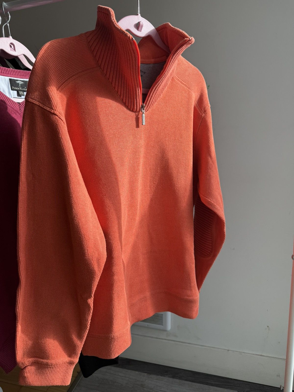 Other Vintage Christian Berg Orange Quarter Zip Knit Size US S / EU 44-46 / 1 - 1 Thumbnail