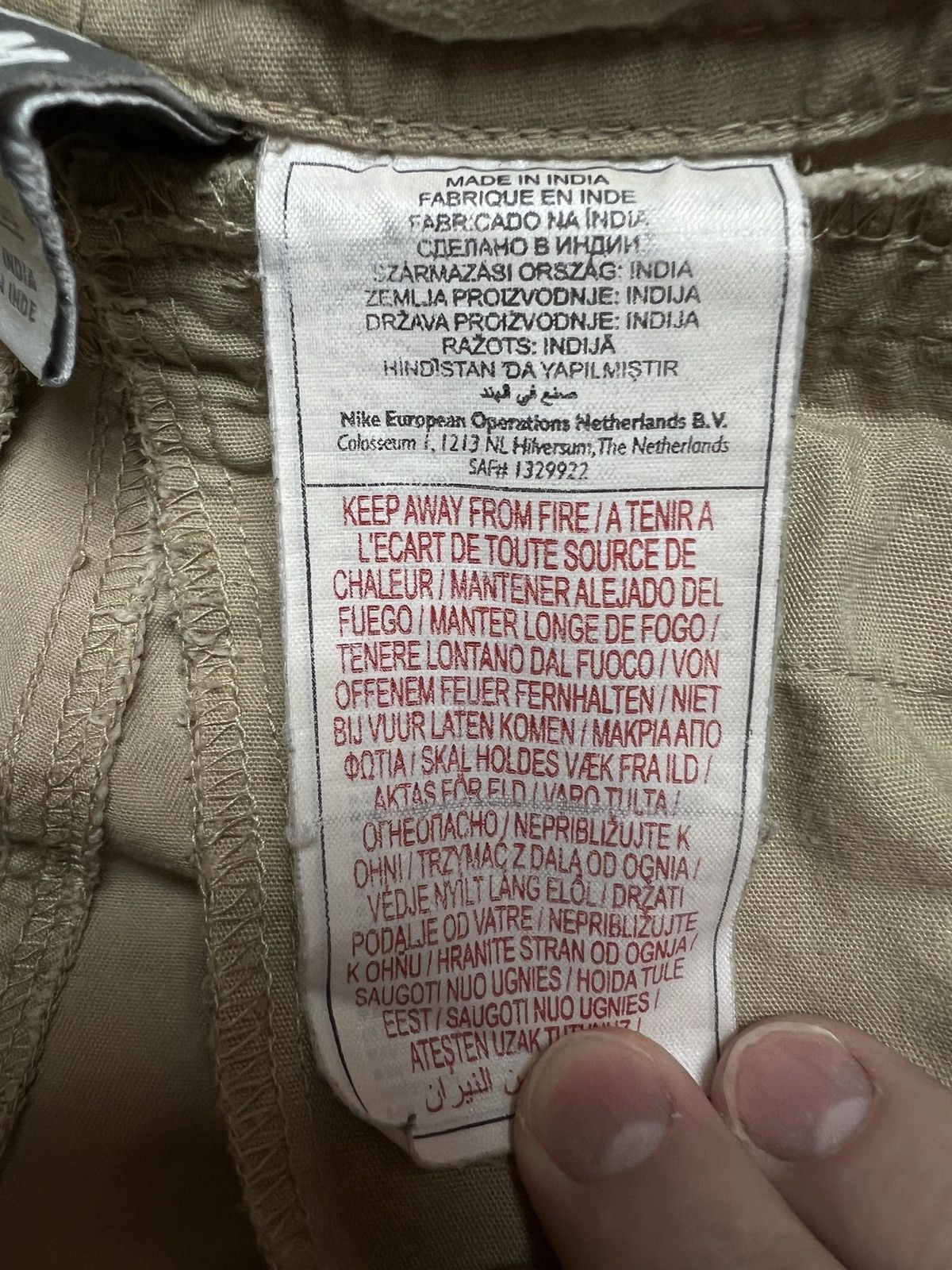 Nike Nike Track Cargo Pants Baggy Vintage Gorpcore Drill Joggers Size US 32 / EU 48 - 20 Thumbnail