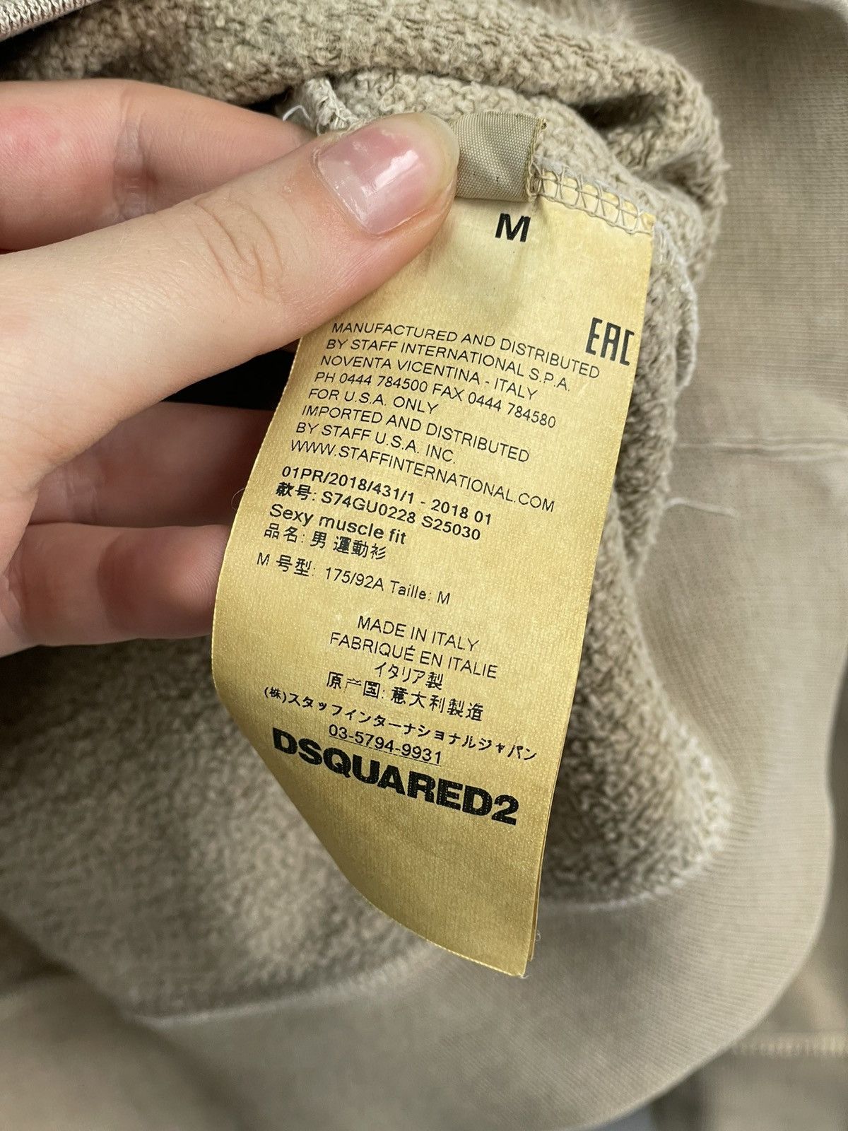 Dsquared2 Washed Dsquared big logo sweatshirt y2k Size US M / EU 48-50 / 2 - 5 Thumbnail