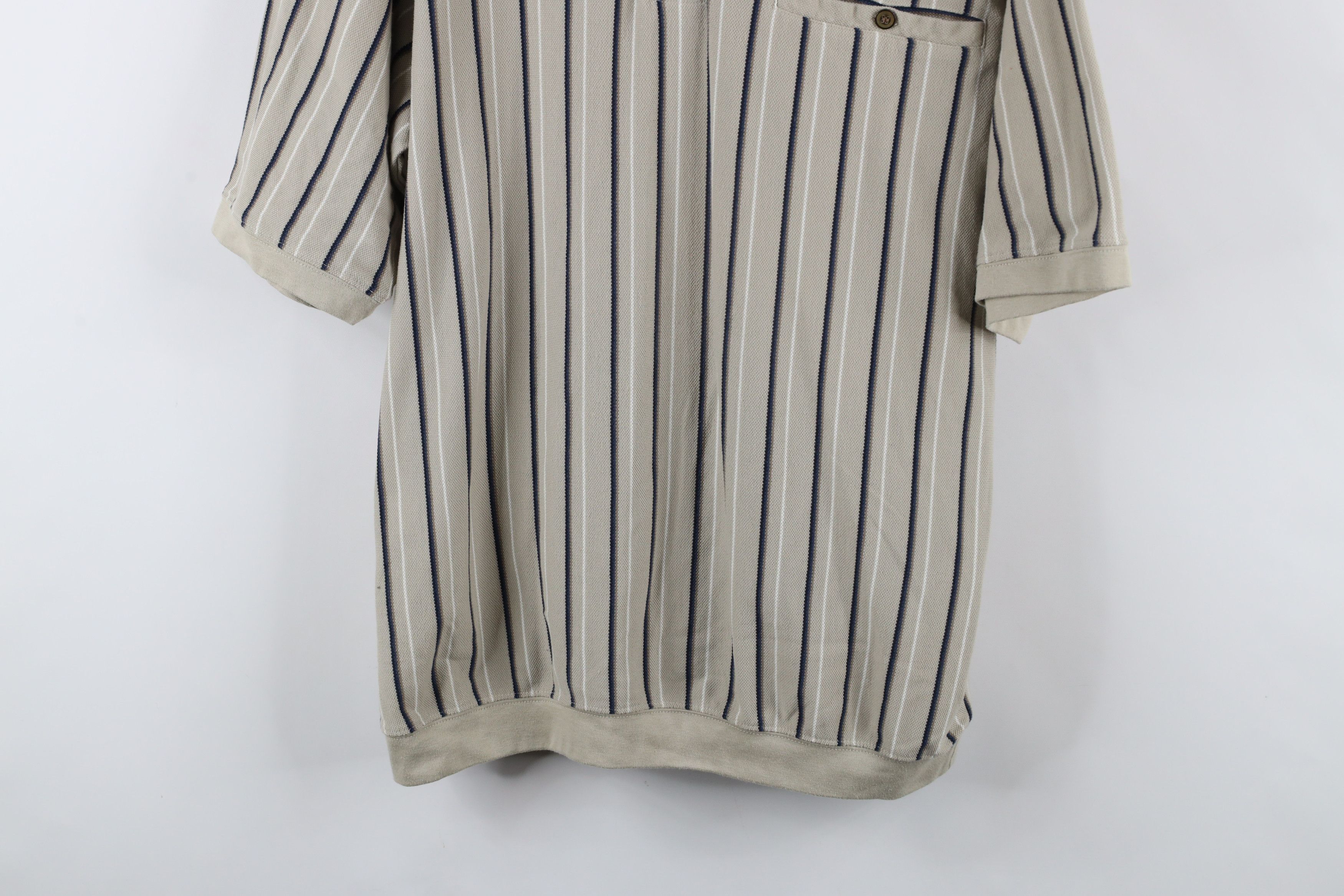 Vintage Vintage 90s Streetwear Knit Collared Pullover Polo Shirt Size US L / EU 52-54 / 3 - 3 Thumbnail