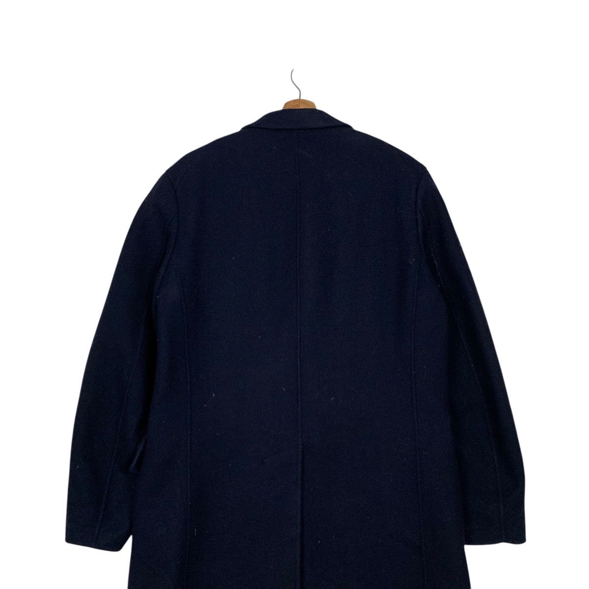 Jil Sander × Uniqlo +J Uniqlo X Jil Sander Navy Blue Wool Overcoat #2503-C113 Size US M / EU 48-50 / 2 - 9 Thumbnail