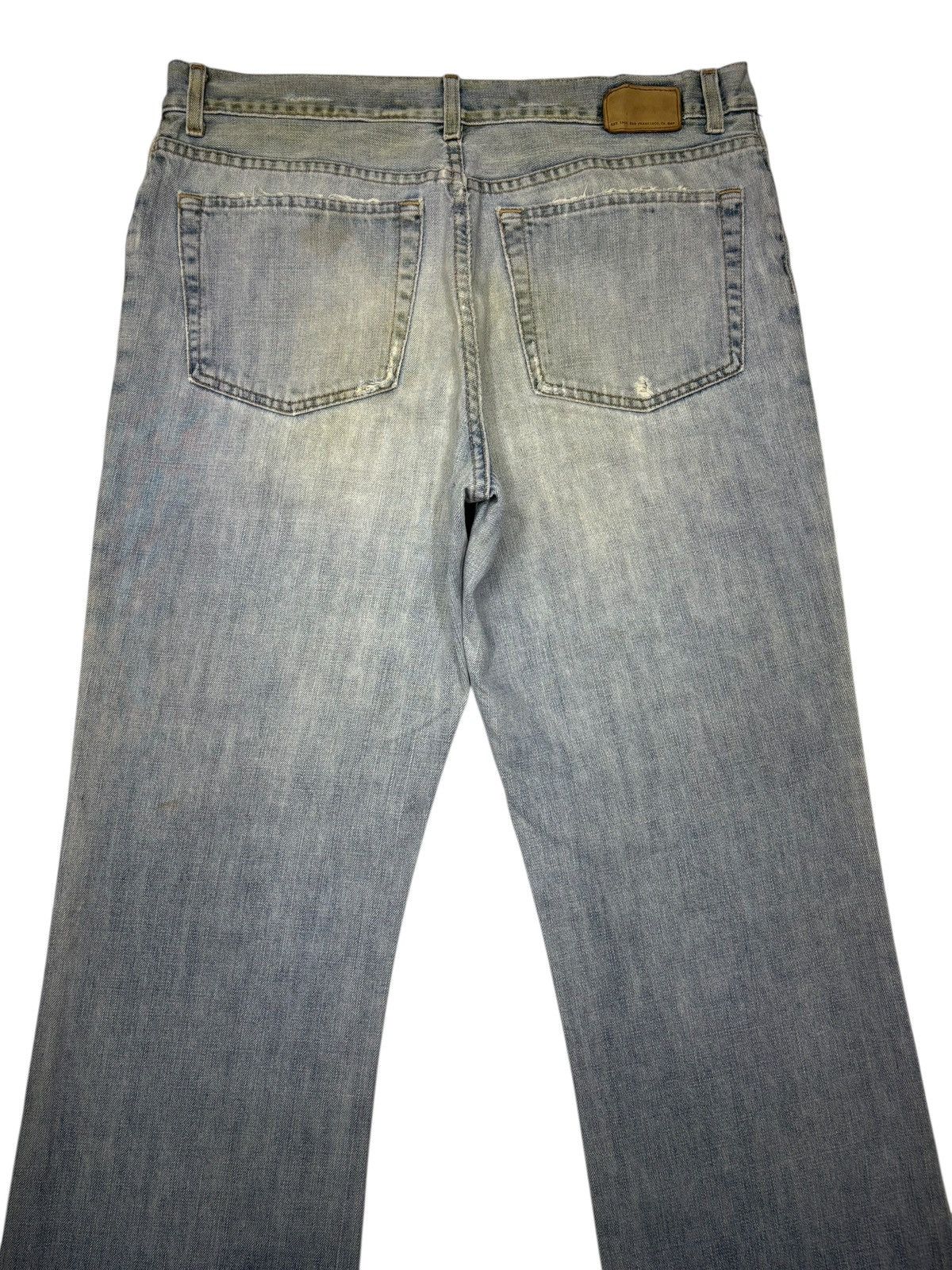 If Six Was Nine FLARE JEANS BAGGY RUSTY GAP BLUE WASH DENIM JEANS Size US 37 - 6 Thumbnail