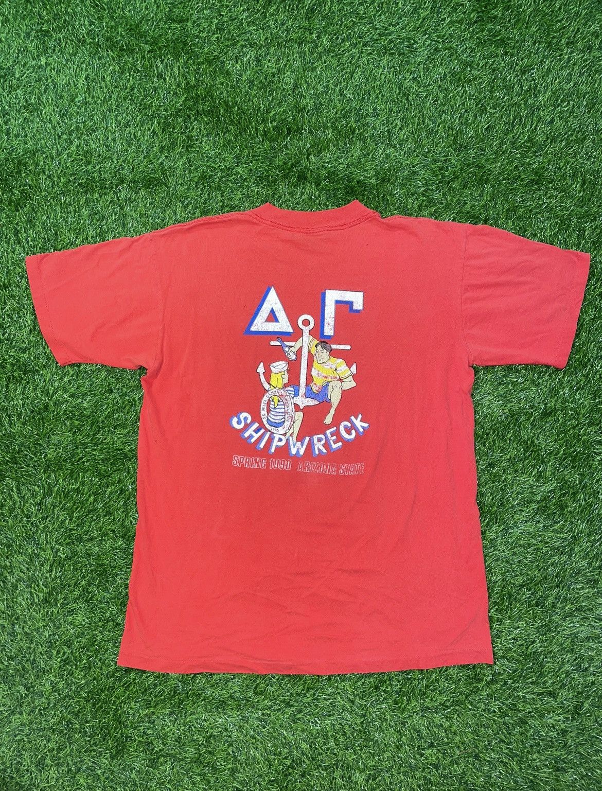 Vintage Vintage Arizona State Shipwreck 1990 Tee Shirt Size XL Size US XL / EU 56 / 4 - 1 Thumbnail