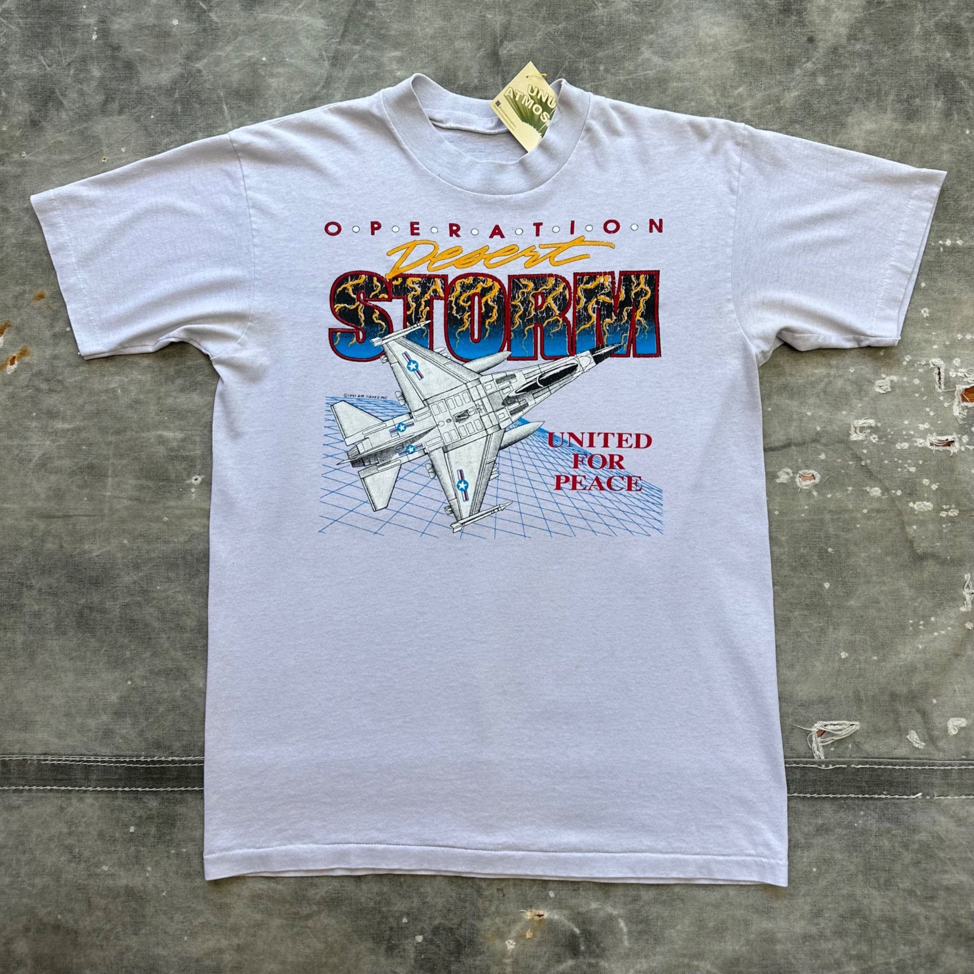 Vintage Vintage 1991 Operation Desert Storm Military War Shirt Size US M / EU 48-50 / 2 - 1 Thumbnail
