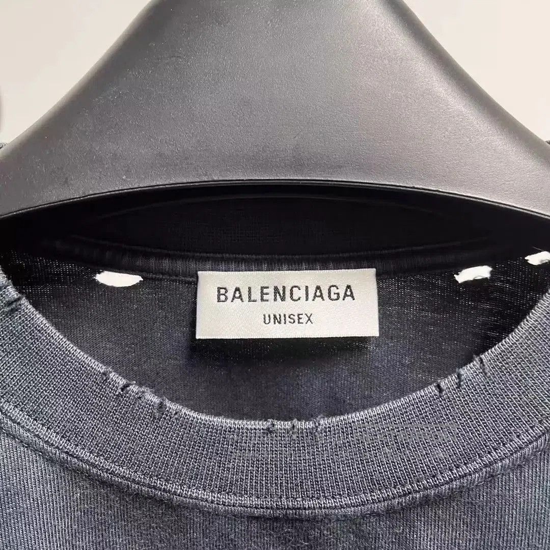 Balenciaga Balenciaga Double B Destruction Short Sleeve. Size US M / EU 48-50 / 2 - 3 Thumbnail