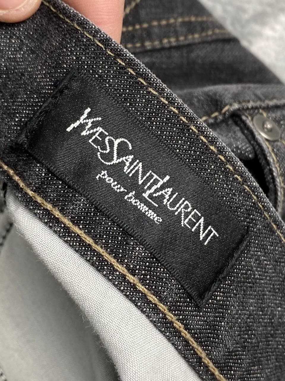 Yves Saint Laurent Vintage Yves Saint Laurent Baggy Jeans YSL Big Logo Men Size US 36 / EU 52 - 10 Thumbnail