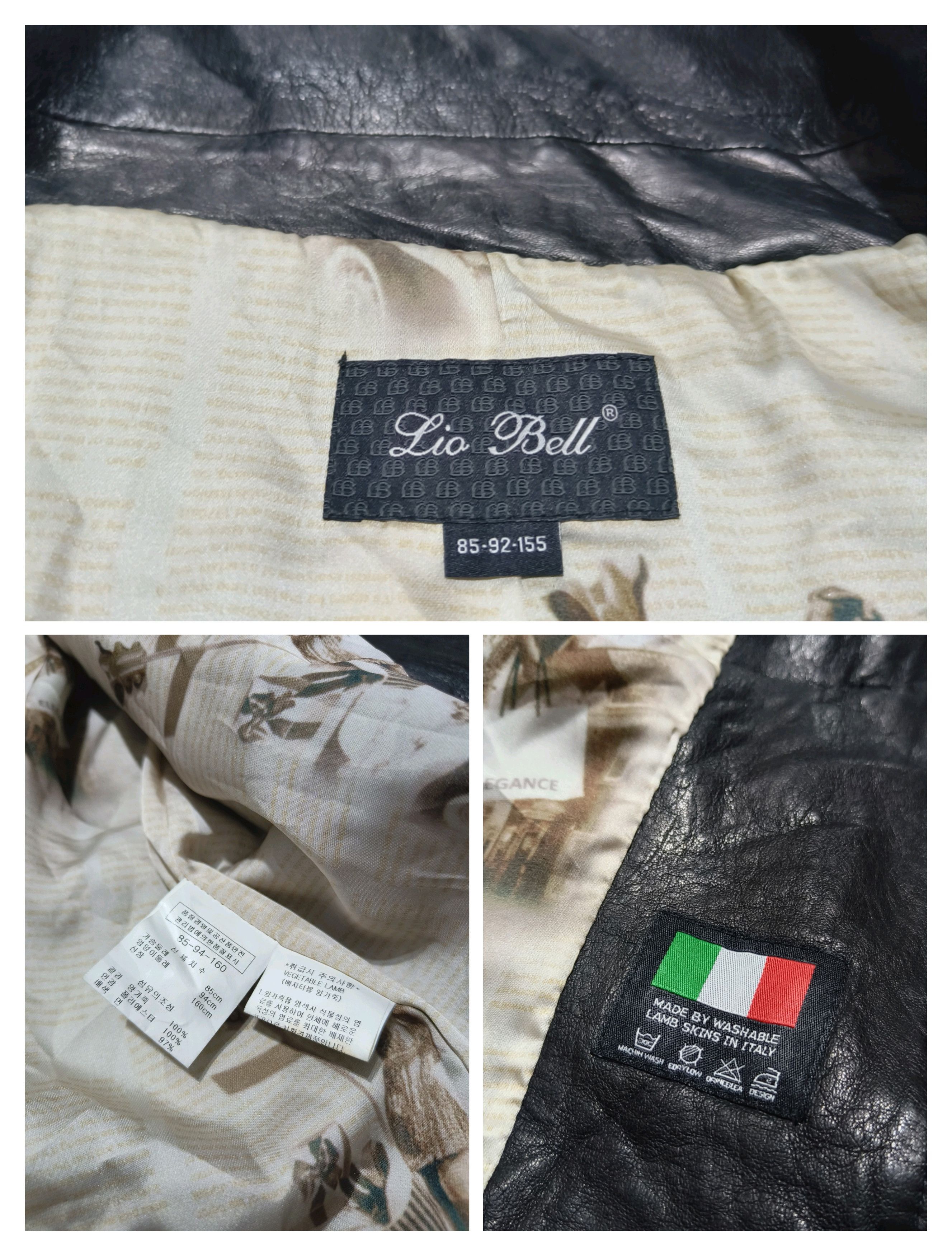 Other Vintage LIO BELL Women's Sheepskin Leather Long Coat Jacket Size M / US 6-8 / IT 42-44 - 9 Thumbnail