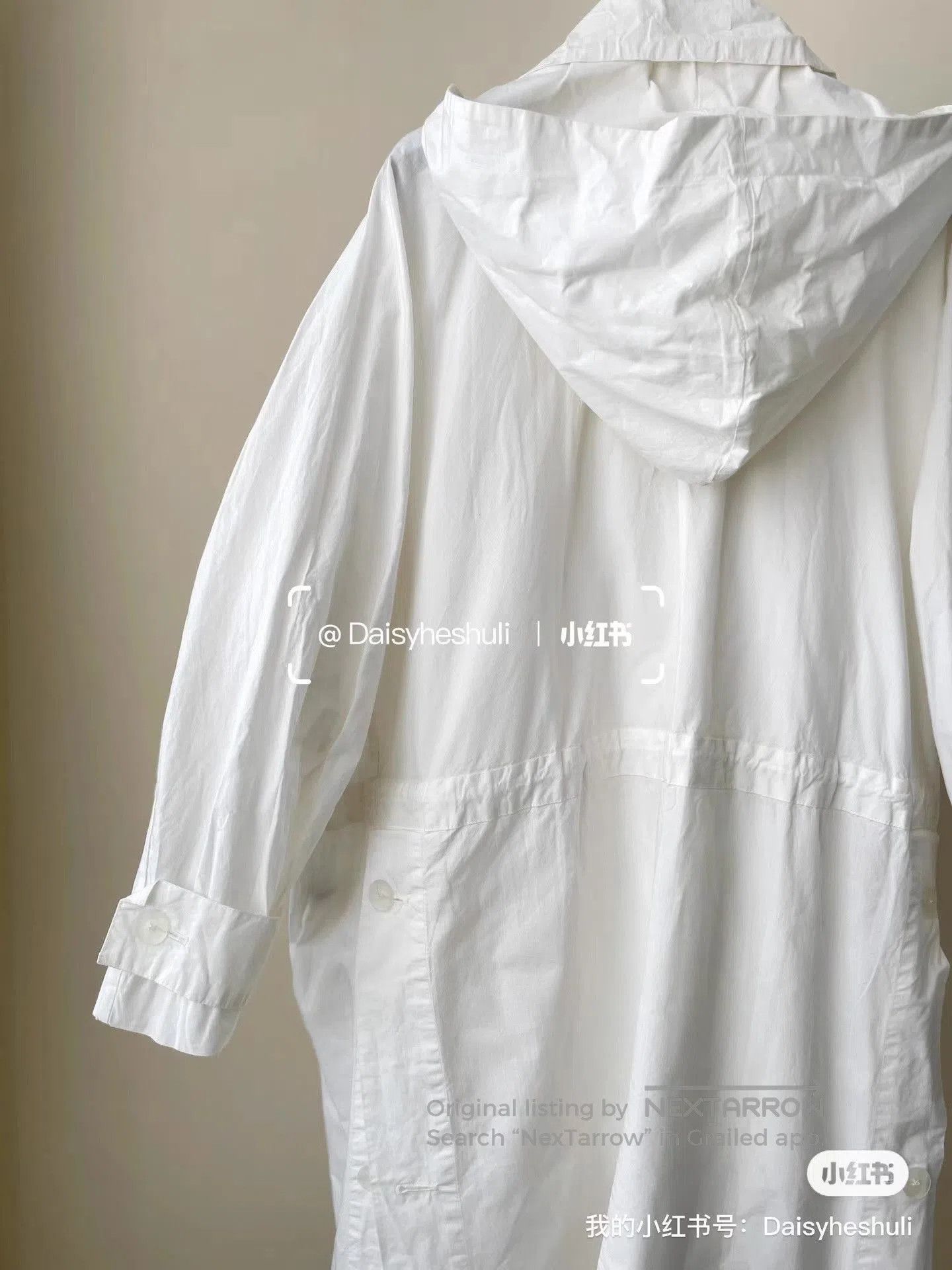 Toogood White Long-Sleeve Button-Front Light Jacket XS. Size US XS / EU 42 / 0 - 5 Thumbnail