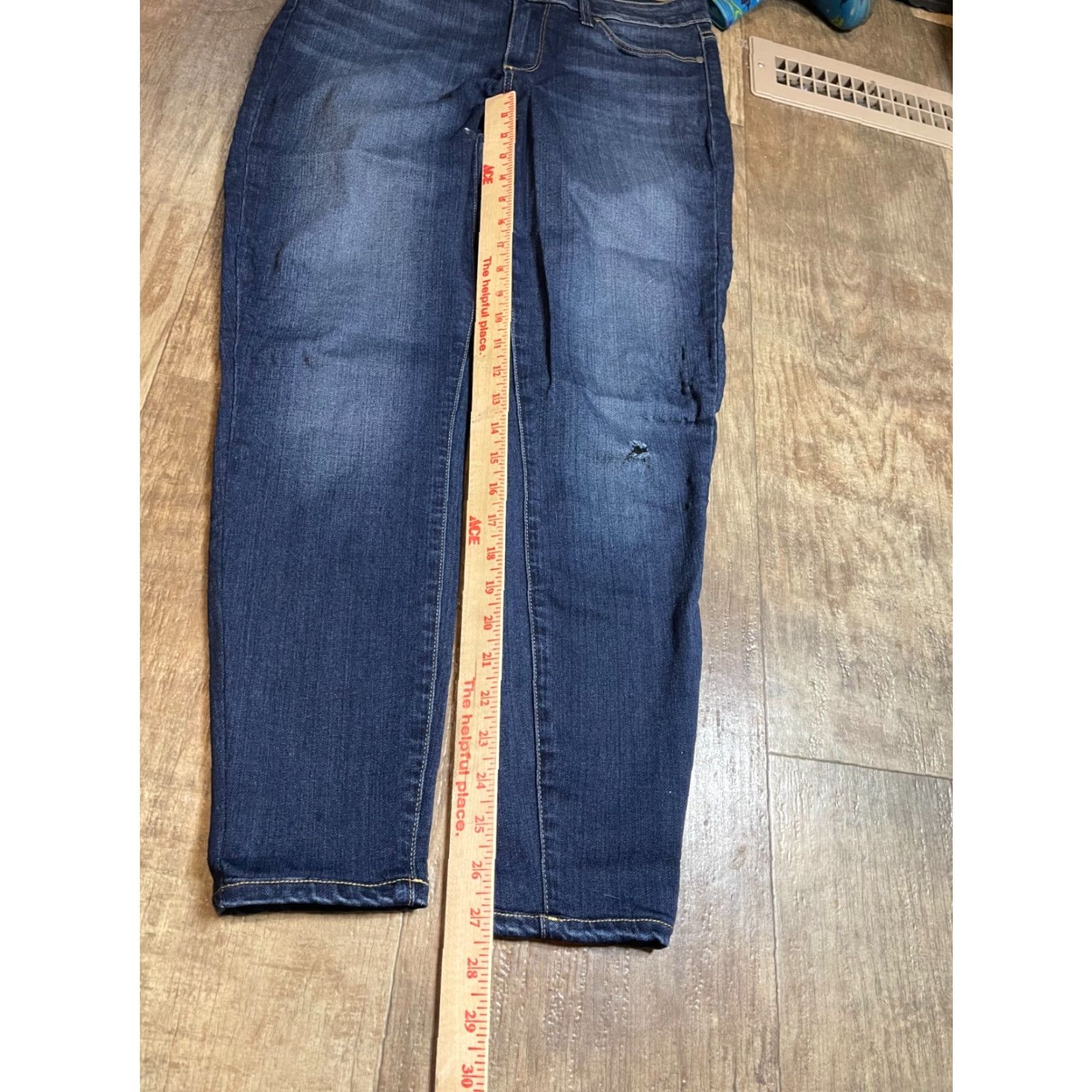 Paige Paige Jeans Womens Size 30 Blue Denim Cropped Regular Jeans Women 30 Blue Denim Paige Size 30" / US 8 / IT 44 - 2 Thumbnail