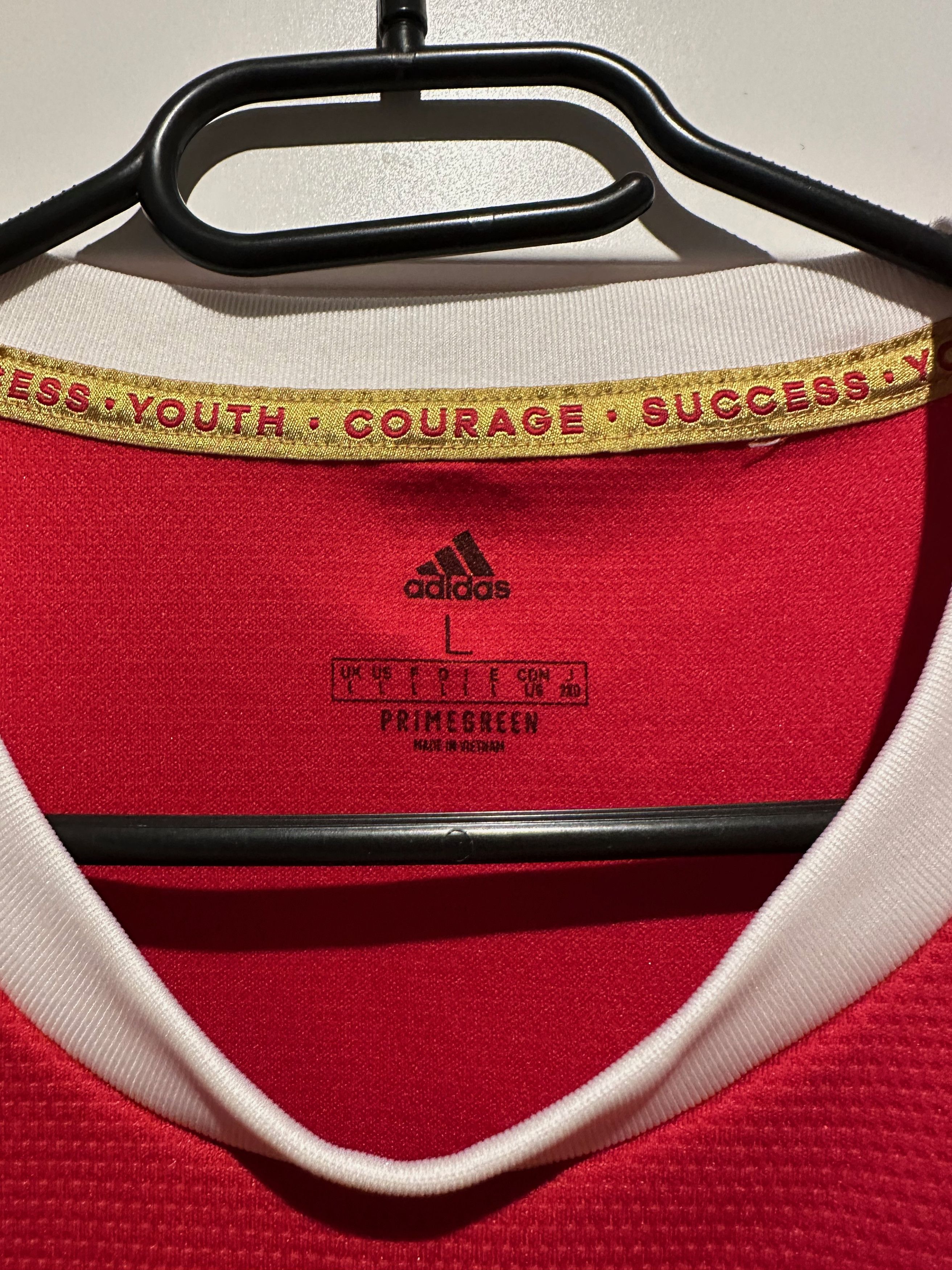 Adidas 2021 Manchester United Adidas Home Soccer Jersey Size US L / EU 52-54 / 3 - 6 Thumbnail