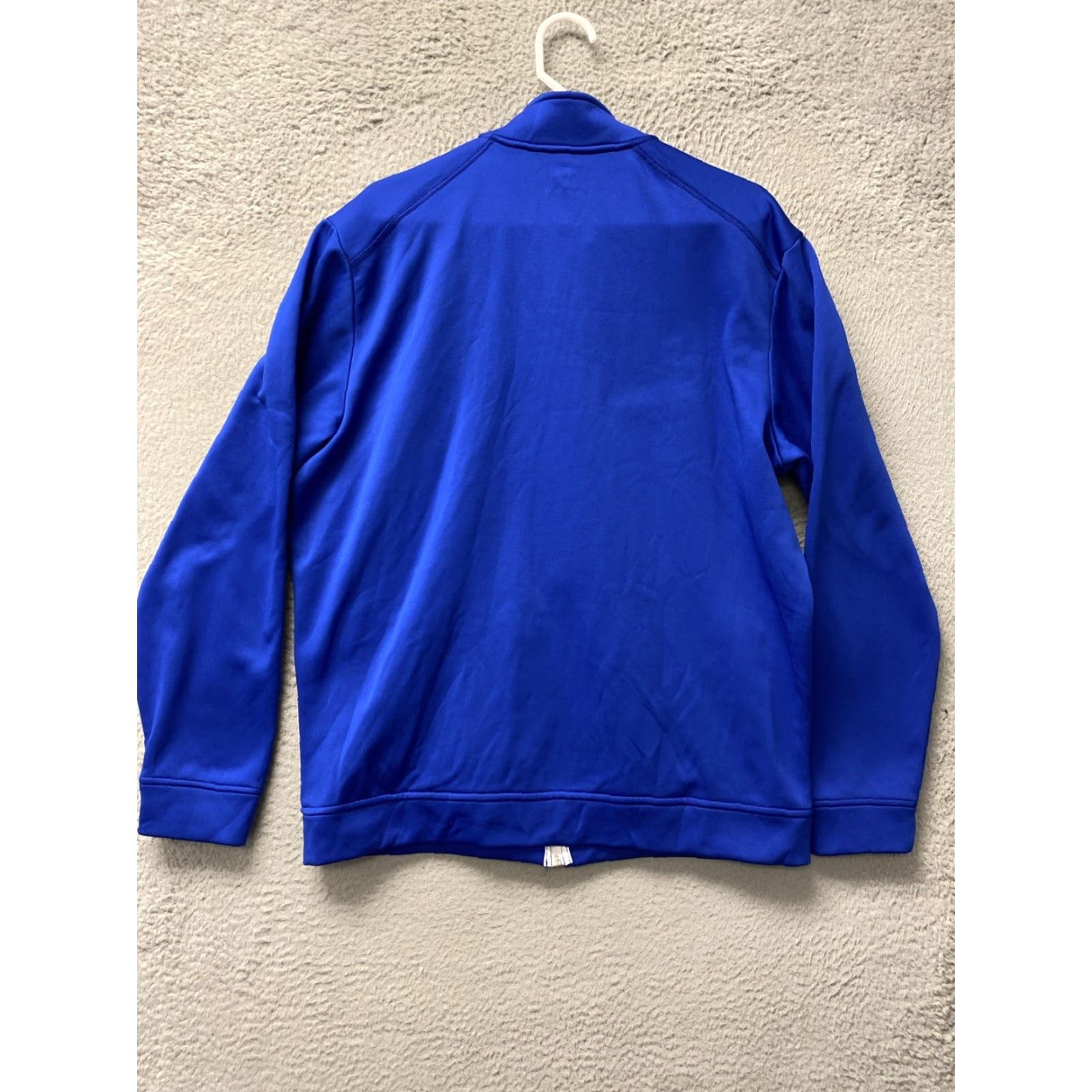Adidas Adidas Track Jacket Mens L Blue Track Jacket Full Zip / 60-42 Athletic Zzz? Size US L / EU 52-54 / 3 - 7 Thumbnail
