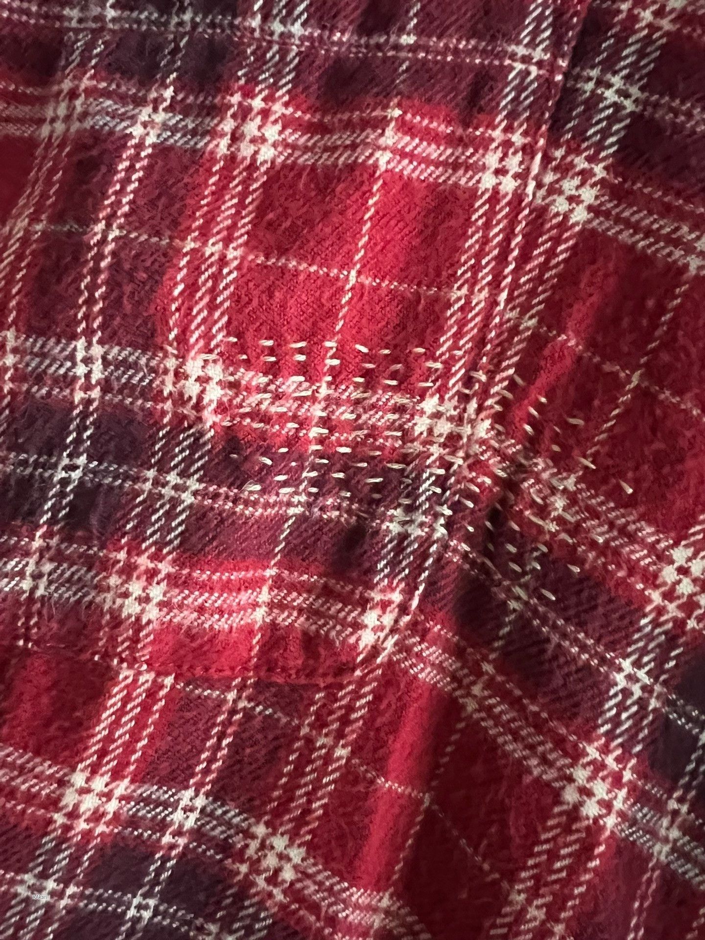 Porter Classic Porter Classic Early Red Check Long Shirt Size US S / EU 44-46 / 1 - 6 Thumbnail