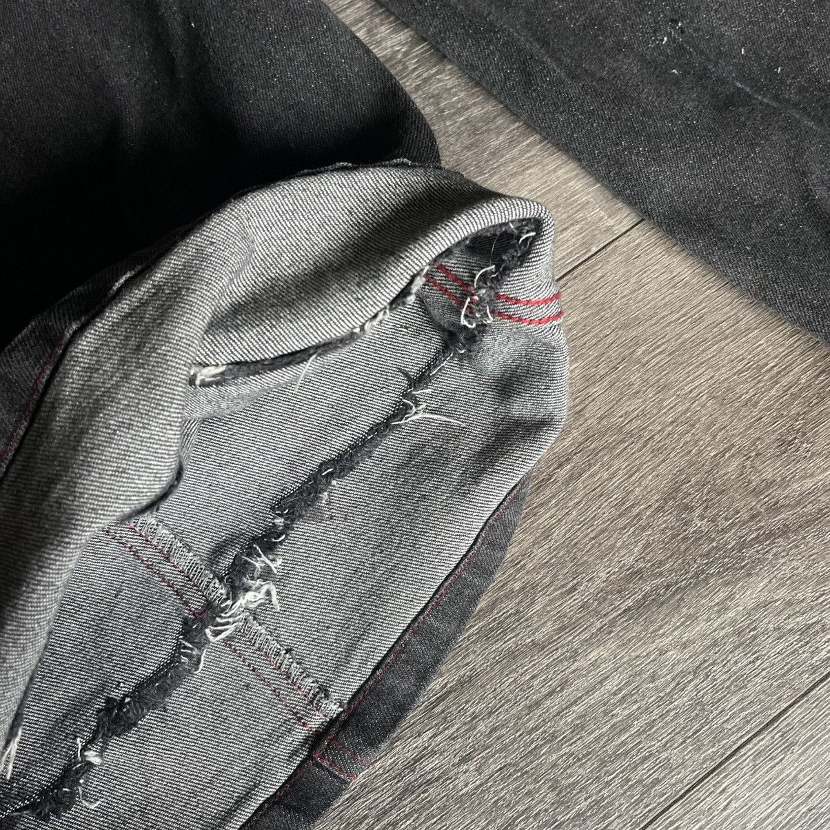 Haunted Starbucks Haunted Starbucks Fuck You Baggy Denim Jeans Red Size Small Size US 33 - 6 Thumbnail