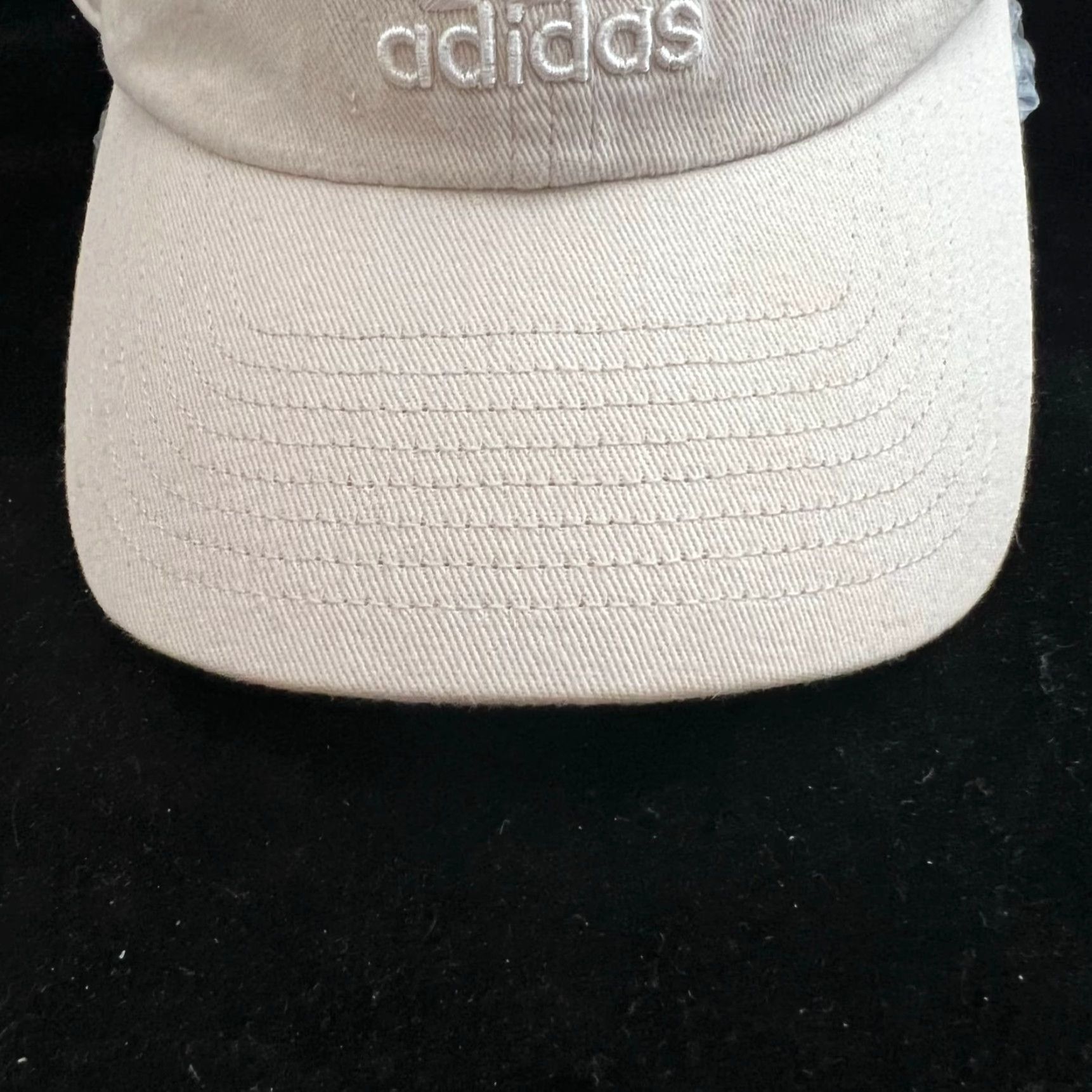 Adidas Adidas Womens Golf Hat White Poplin Adjustable White Cap Mens? Wait. Size ONE SIZE - 3 Thumbnail