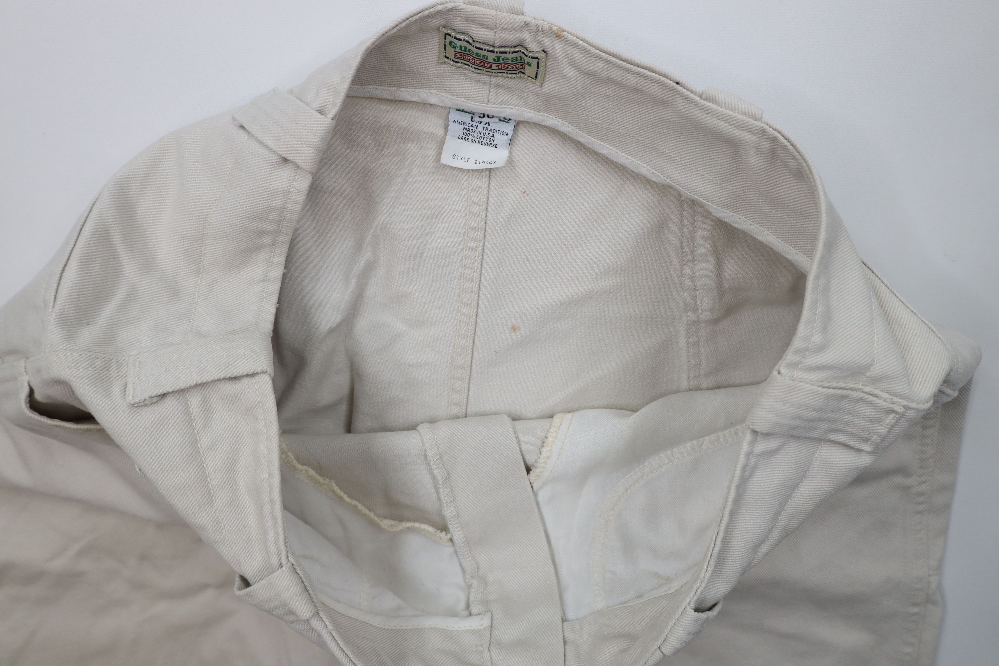 Guess Vintage 90s Guess Spell Baggy Big Pocket Denim Shorts USA Size US 38 / EU 54 - 10 Thumbnail
