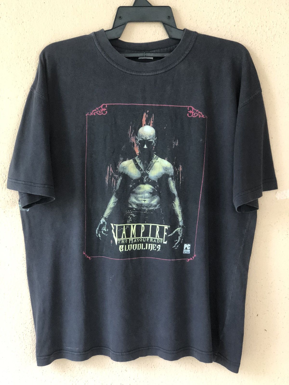 Expert Horror × Vintage Vintage VAMPIRE The Masquerade Bloodlines Tee Size US L / EU 52-54 / 3 - 2 Thumbnail
