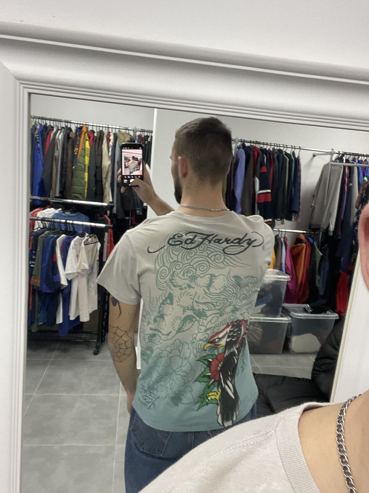 Christian Audigier × Ed Hardy Ed Hardy by Christian Audigier Skull New York T-Shirt Size M Size US M / EU 48-50 / 2 - 3 Thumbnail
