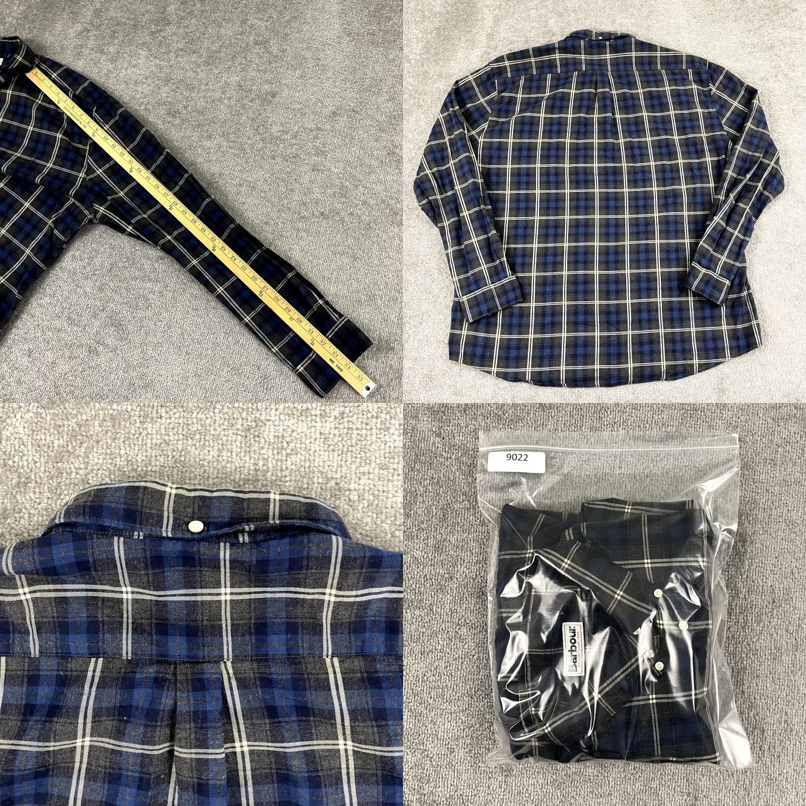 Barbour VINTAGE Barbour Shirt Men 2XL Long Sleeve Highland Check Button-Down Casual Designer Size US XXL / EU 58 / 5 - 8 Thumbnail