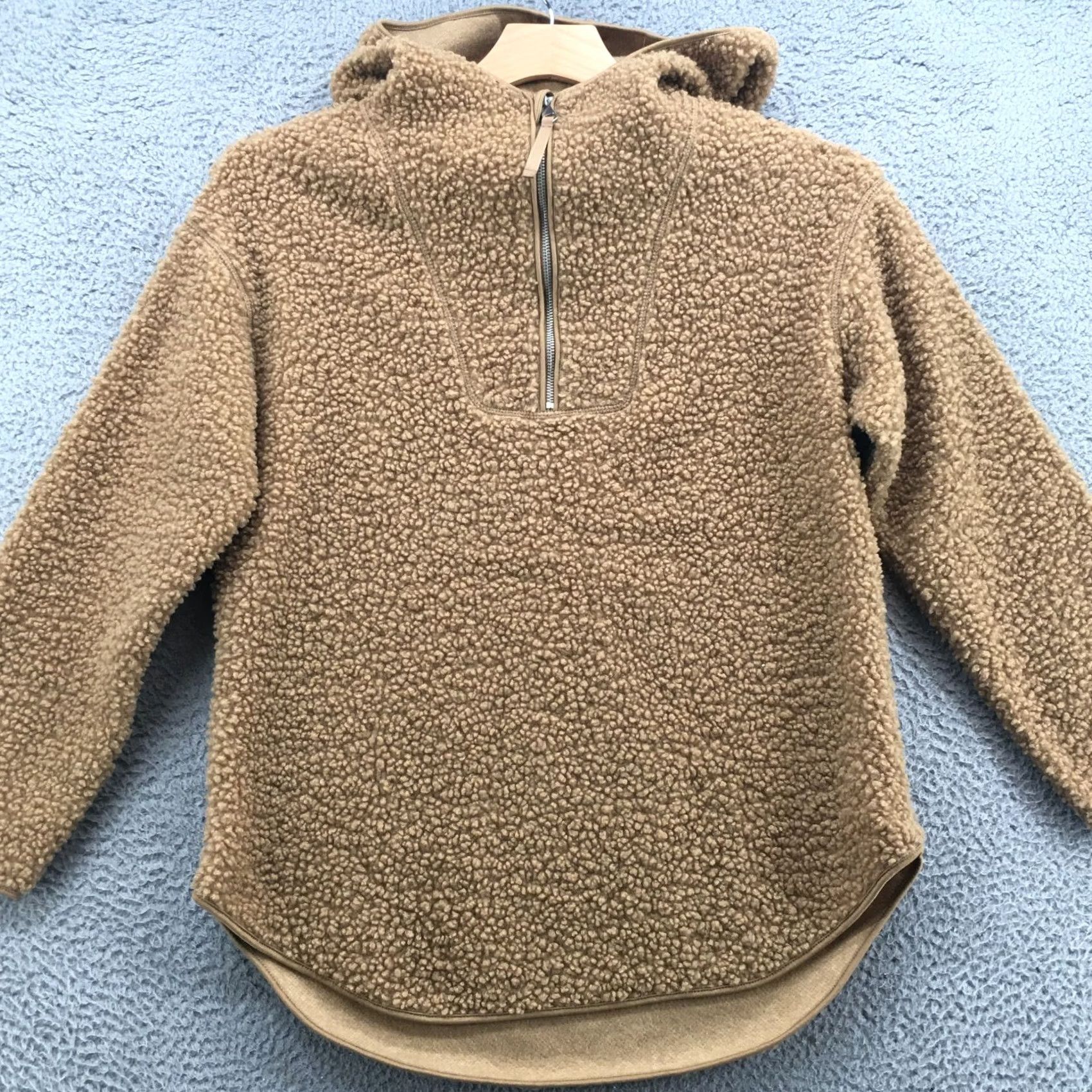 H&M H&M Hoodie Fleece Sweater Mens S Brown Quarter Zip Long Sleeve Pullover Casual Size US S / EU 44-46 / 1 - 2 Thumbnail