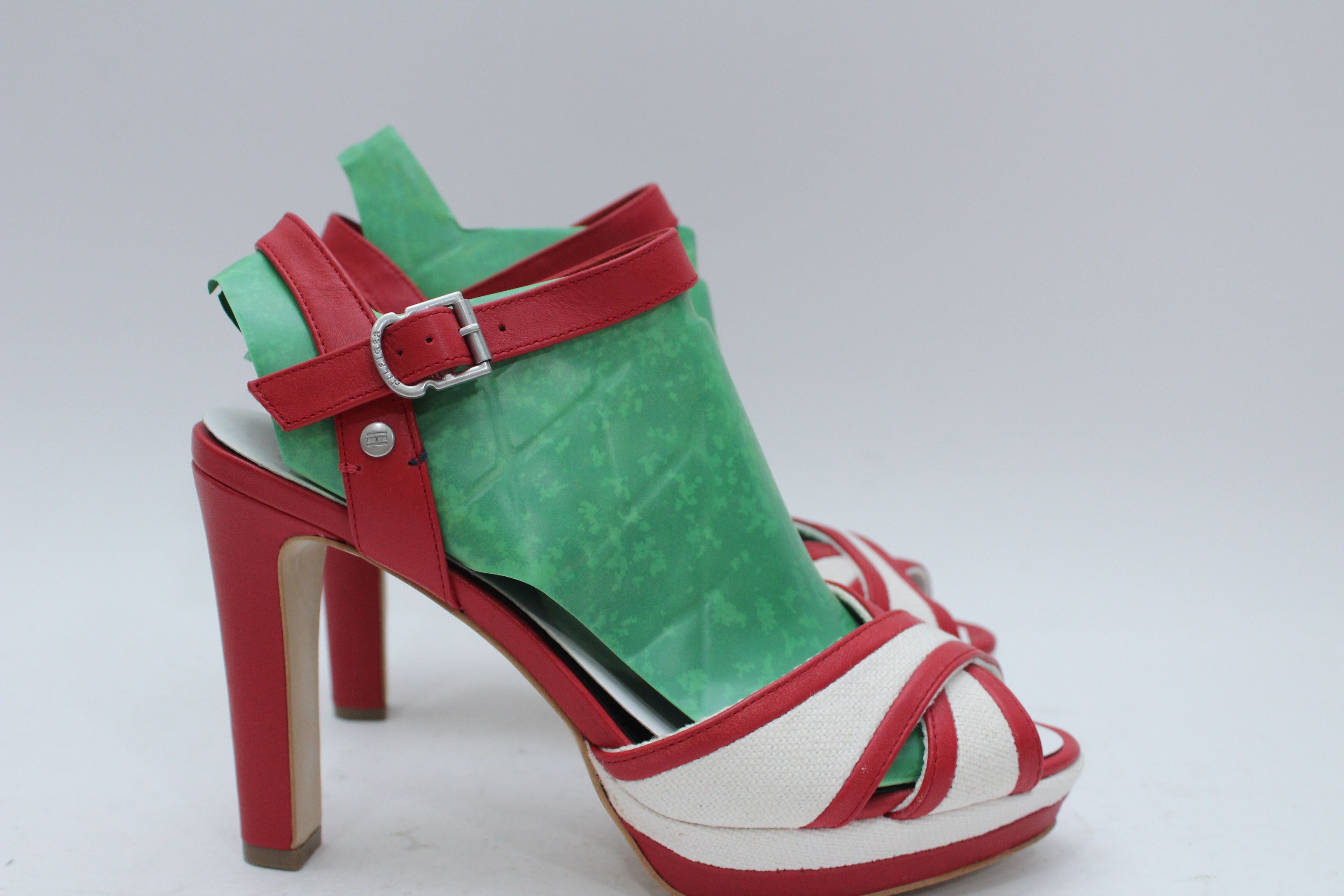 Tommy Hilfiger Tommy Hilfiger Sandals Hells Size 38 Authentic Vintage Size US 8 / IT 38 - 1 Thumbnail