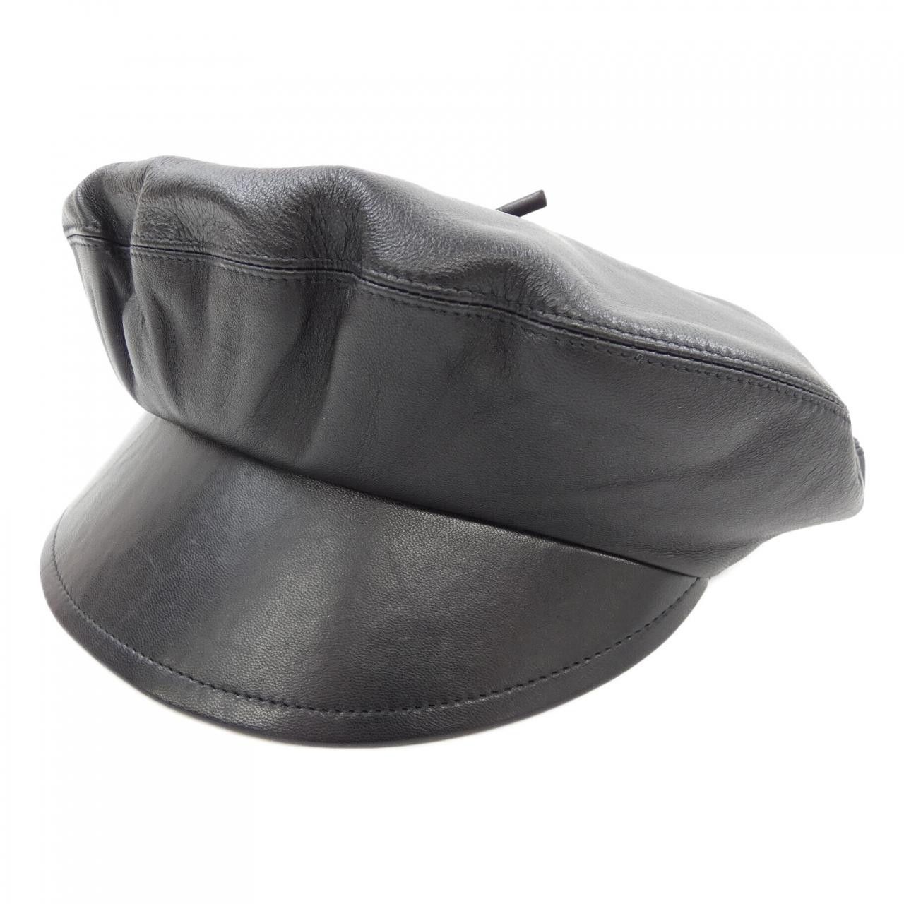 Dior Dior Christian Dior 05DPA918G700 Lamb Leather Cap Leather Hats 05DPA918G700 DUTY FREE for USA Size ONE SIZE - 1 Thumbnail