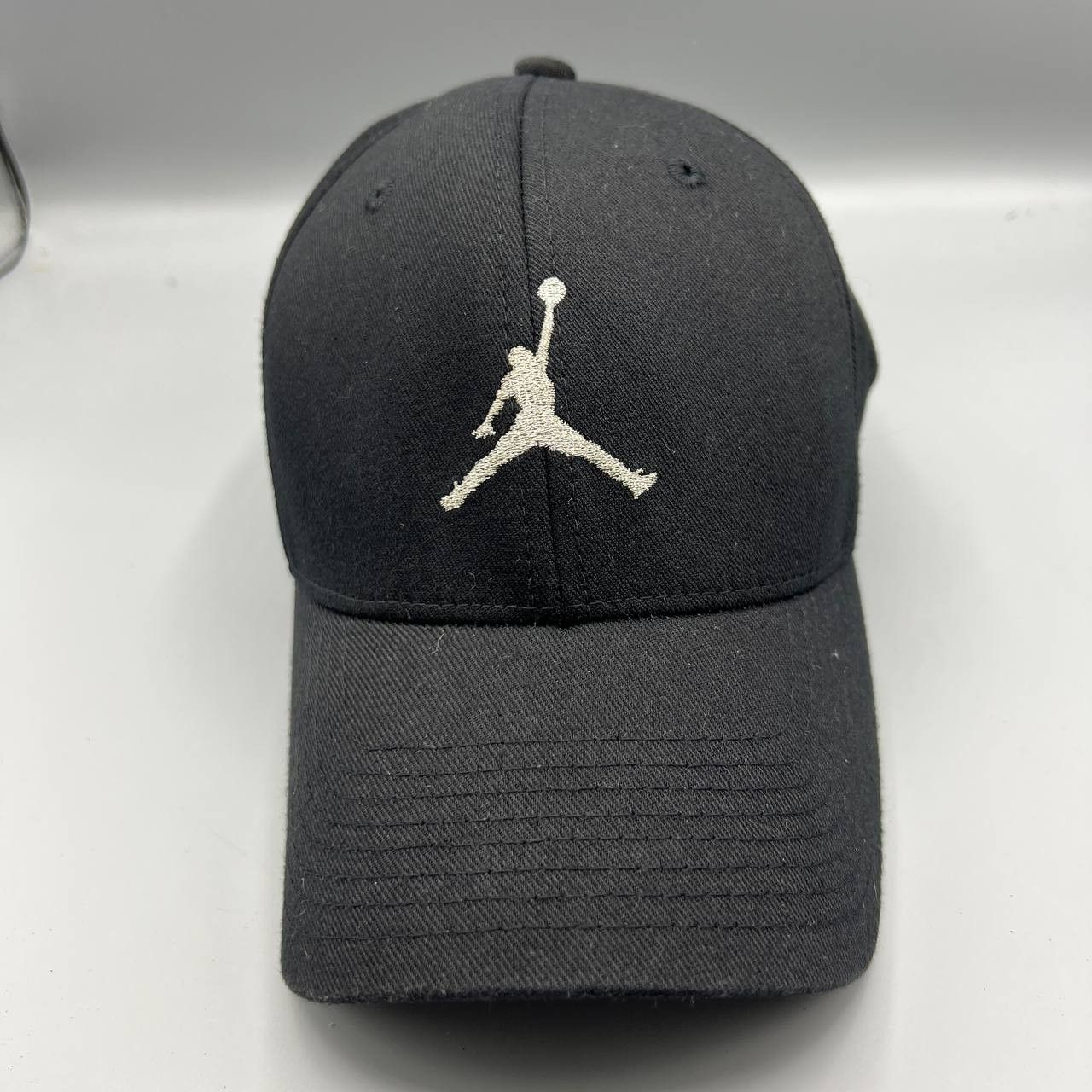 Air Jordan Hat Men Black Jumpman Stretch Fitted Cap L-XL