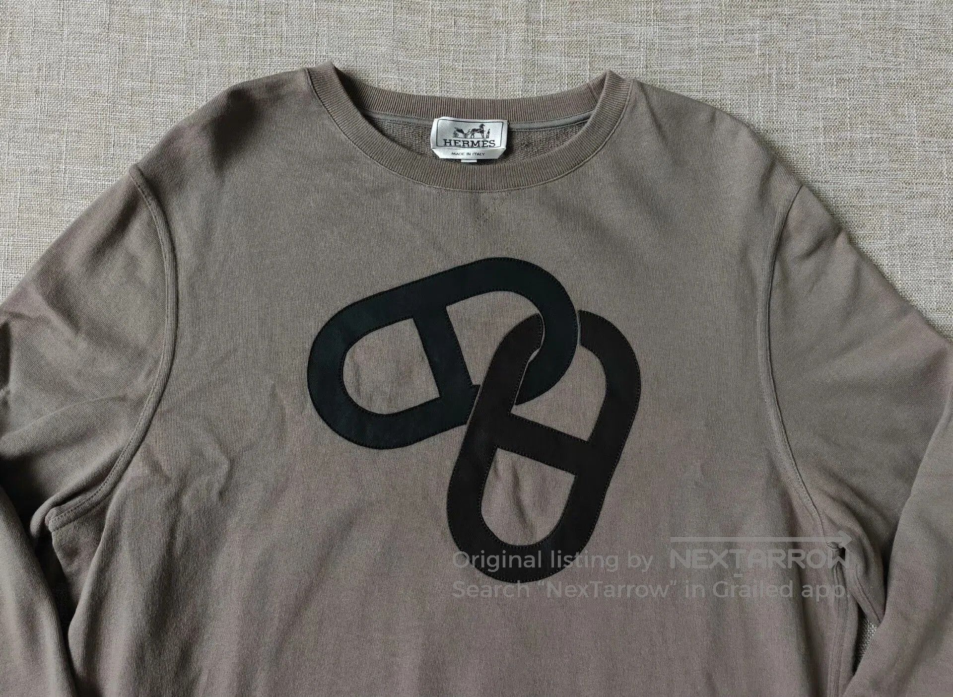 Hermes Hermes Men's Sweatshirt Pig Nose Design. Size US XL / EU 56 / 4 - 4 Thumbnail
