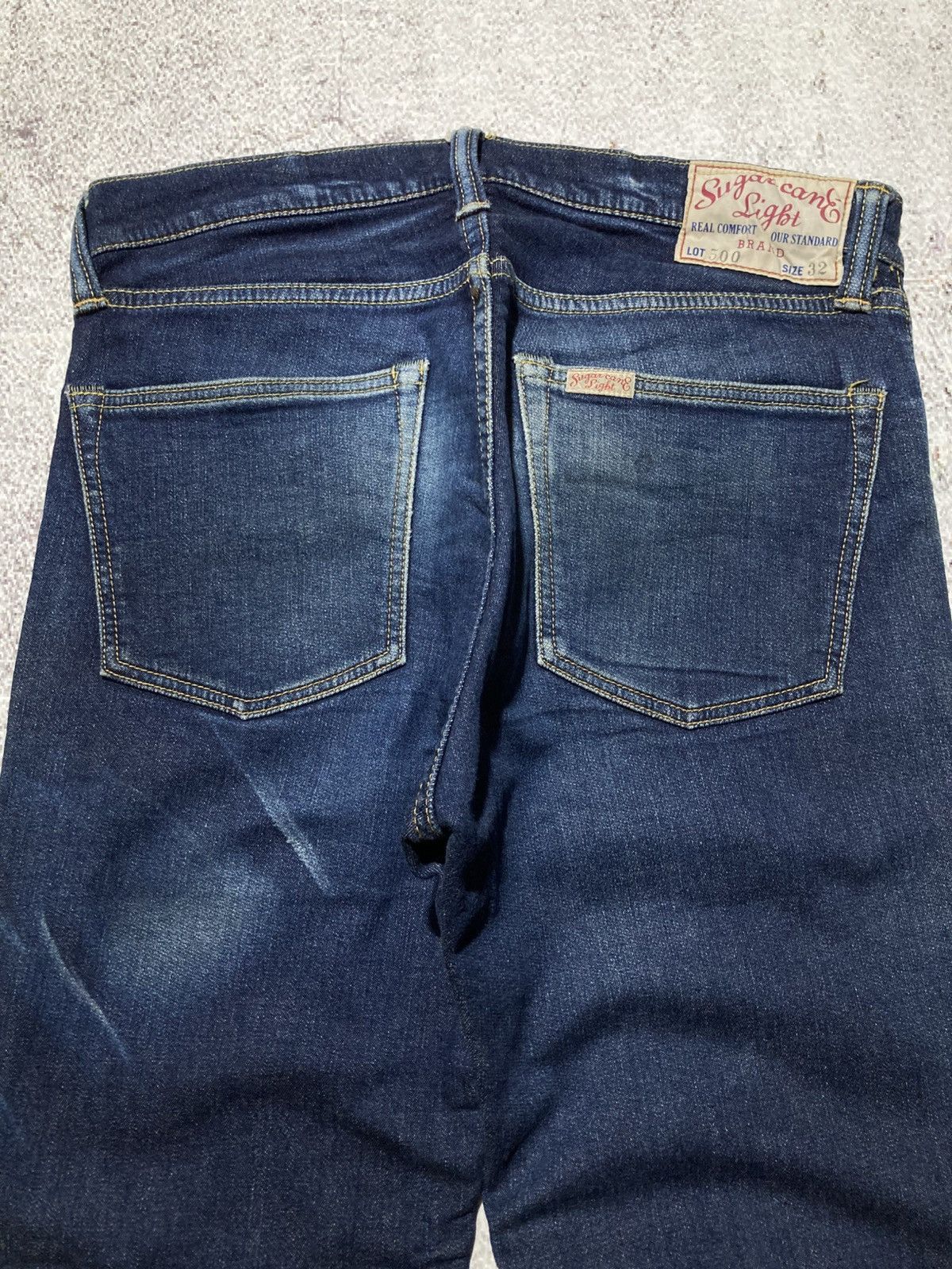 Sugar Cane Vintage Sugar Cane W32 Light Distressed Denim Jeans Pants Size US 31 - 3 Thumbnail