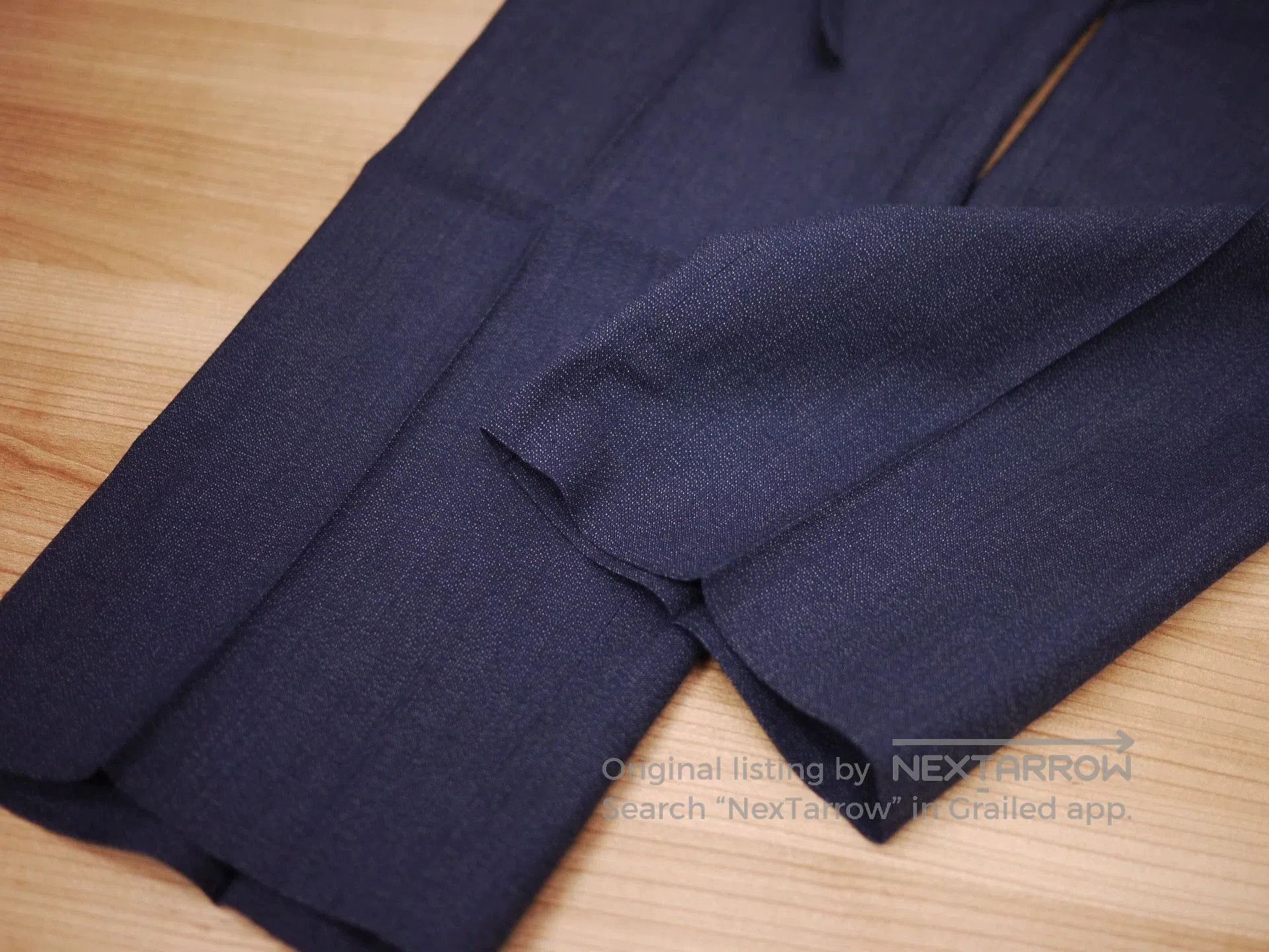 Visvim Blue Casual Pants with Belt - Size 30. Size US 30 / EU 46 - 3 Thumbnail