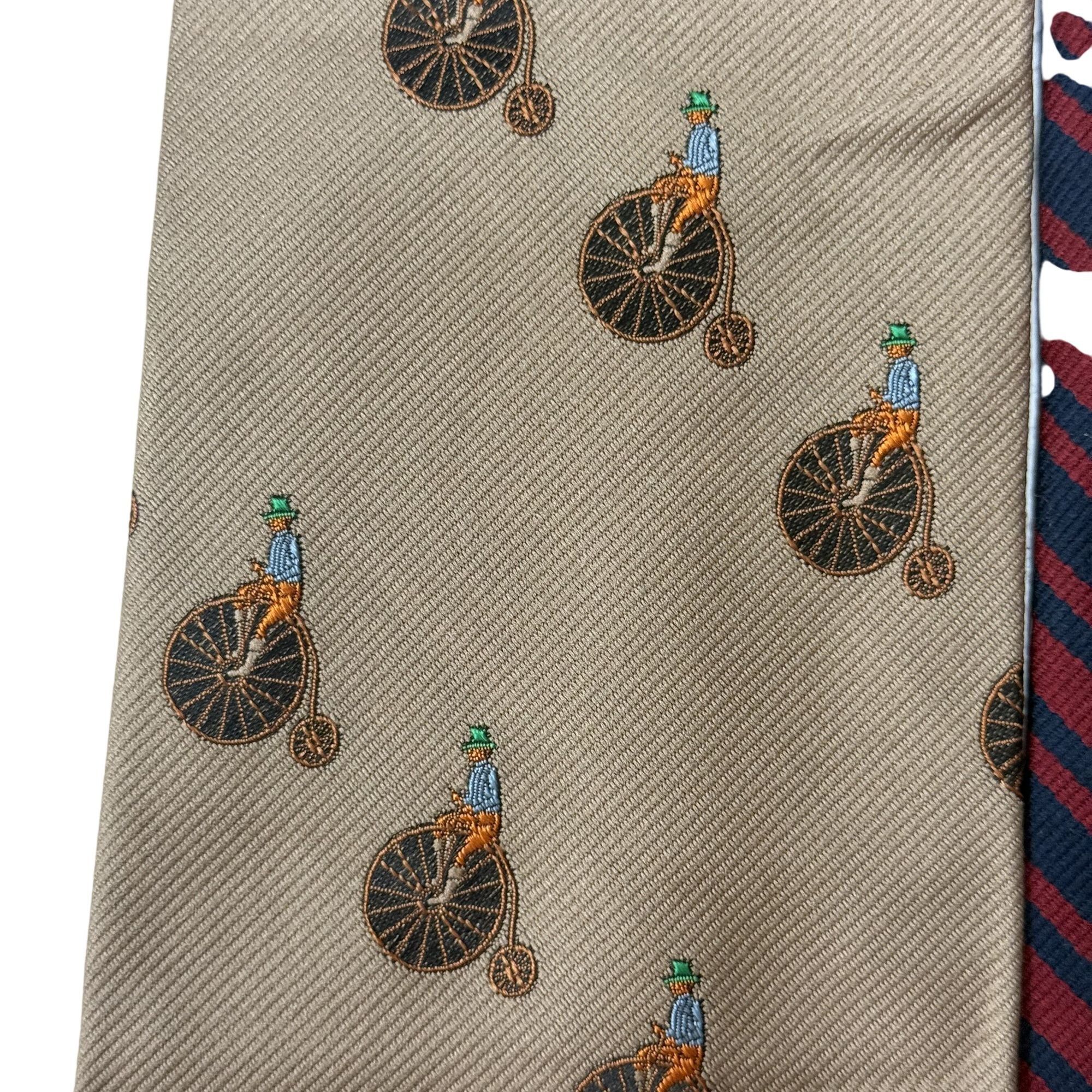 Other 3 pc 70's SPORTS Necktie Lot Mod SKIING Tennis DISCO Ties Size ONE SIZE - 2 Thumbnail