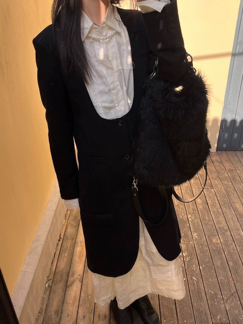 Comme des Garcons Comme Des Garcons Coat with special neckline Size M / US 6-8 / IT 42-44 - 1 Thumbnail