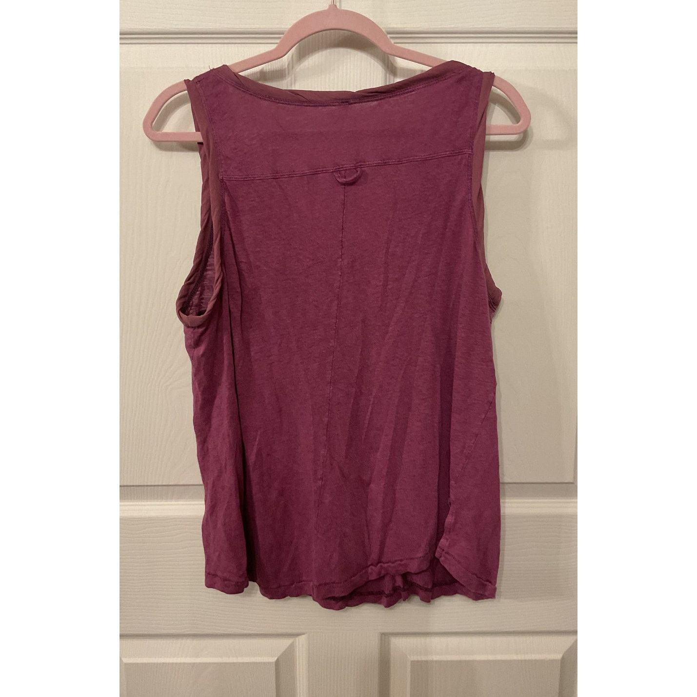 Free People Free People Linen Burnout Button Henley Traveler Tank,S Size S / US 4 / IT 40 - 6 Thumbnail