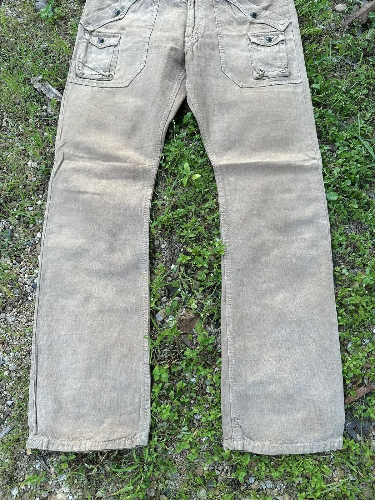 Japanese Brand W32 L31 🔥 VINTAGE DOPE+DRAKKAR CURVE/BANANA LEGS BUSH PANTS Size US 32 / EU 48 - 5 Thumbnail