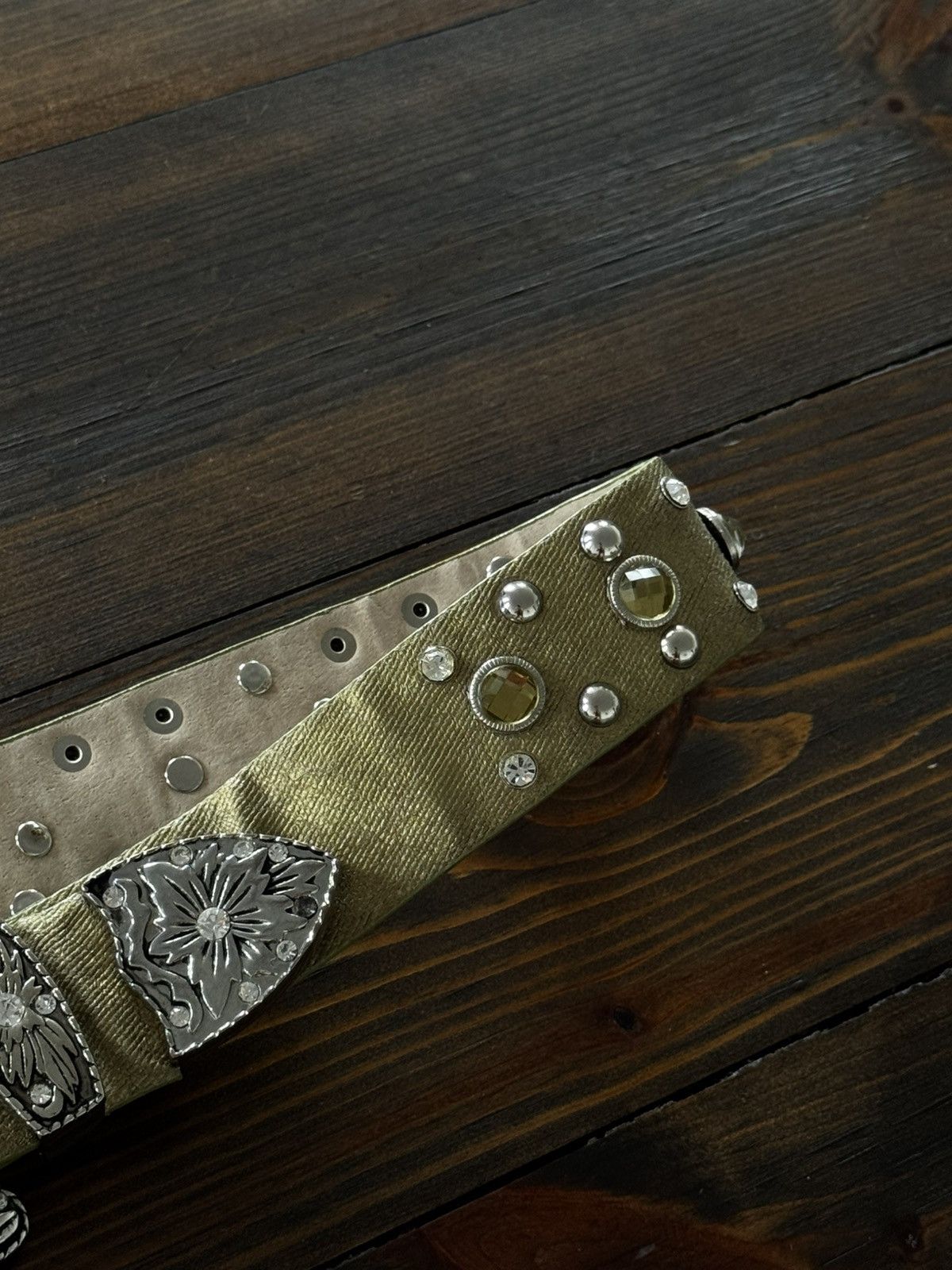 Vintage Belts Y2K Bb.Simon Style Punk Cotton belt Japanese