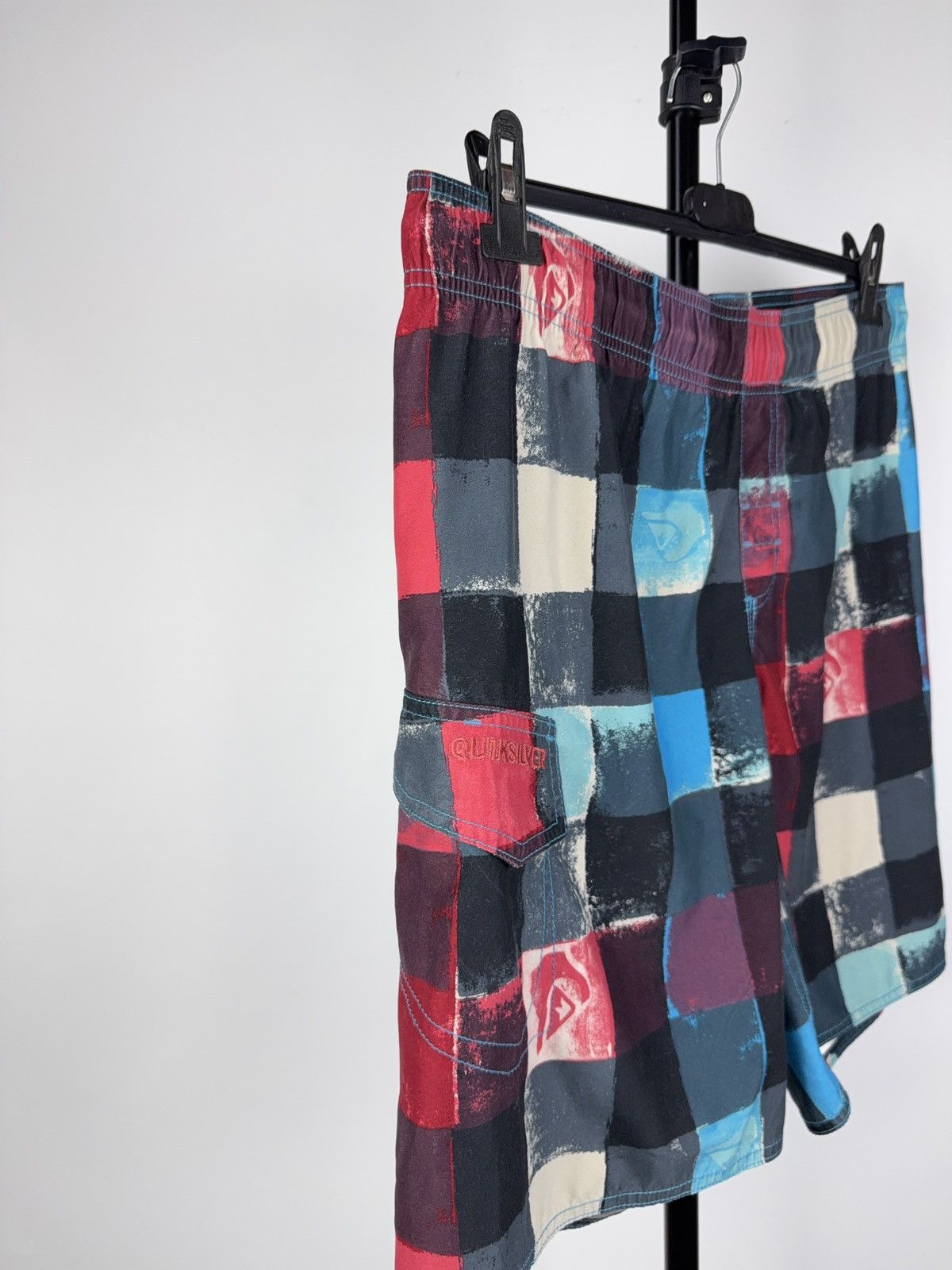 Quiksilver × Vintage Vintage 00s QUIKSILVER OVER PRINT Japanese Surf style Shorts Size US 30 / EU 46 - 3 Thumbnail