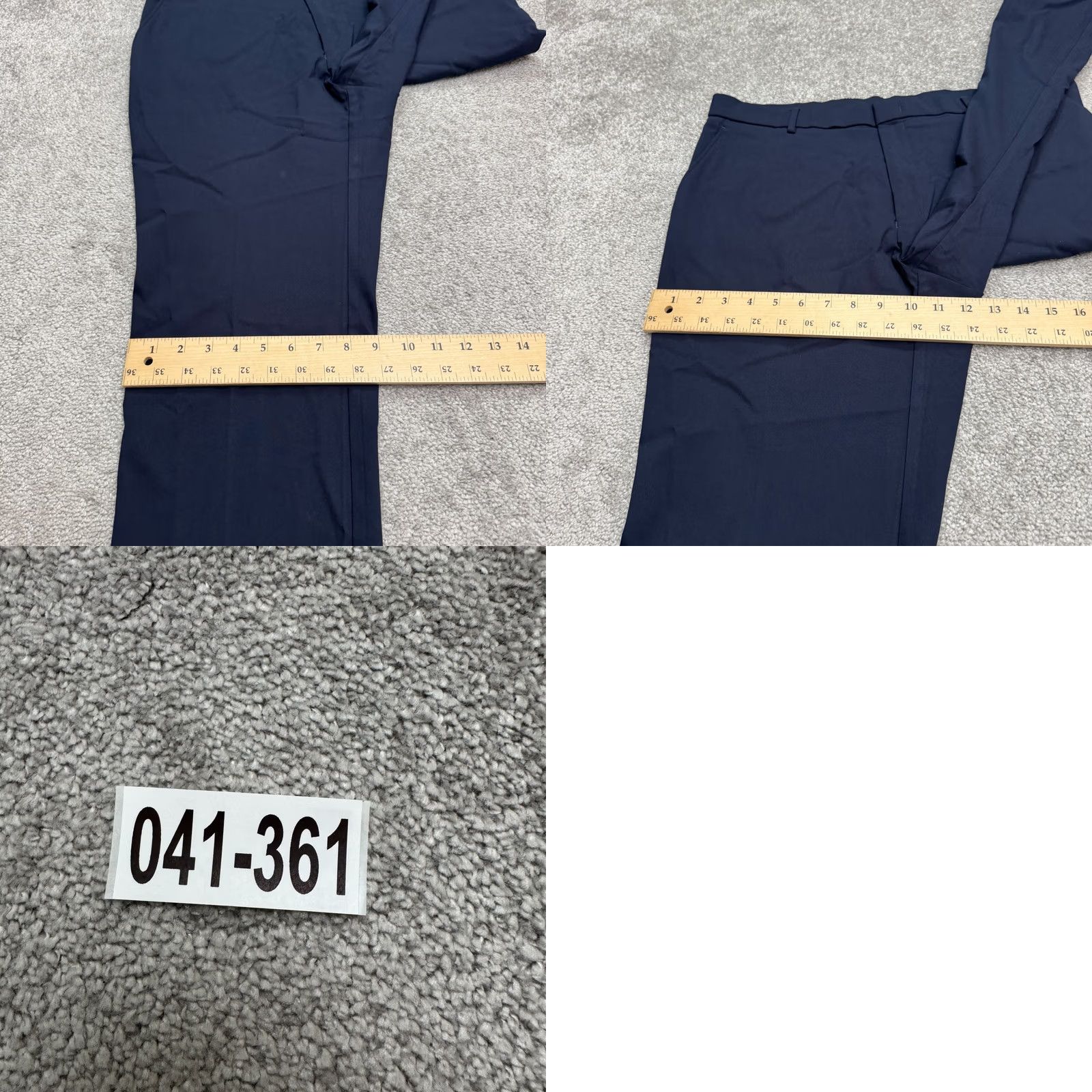 Tommy Hilfiger Tommy Hilfiger TH Flex Modern Fit Performance Chino Pants Mens 34 Navy Blue Slim Straight Mens Size US 34 / EU 50 - 9 Thumbnail