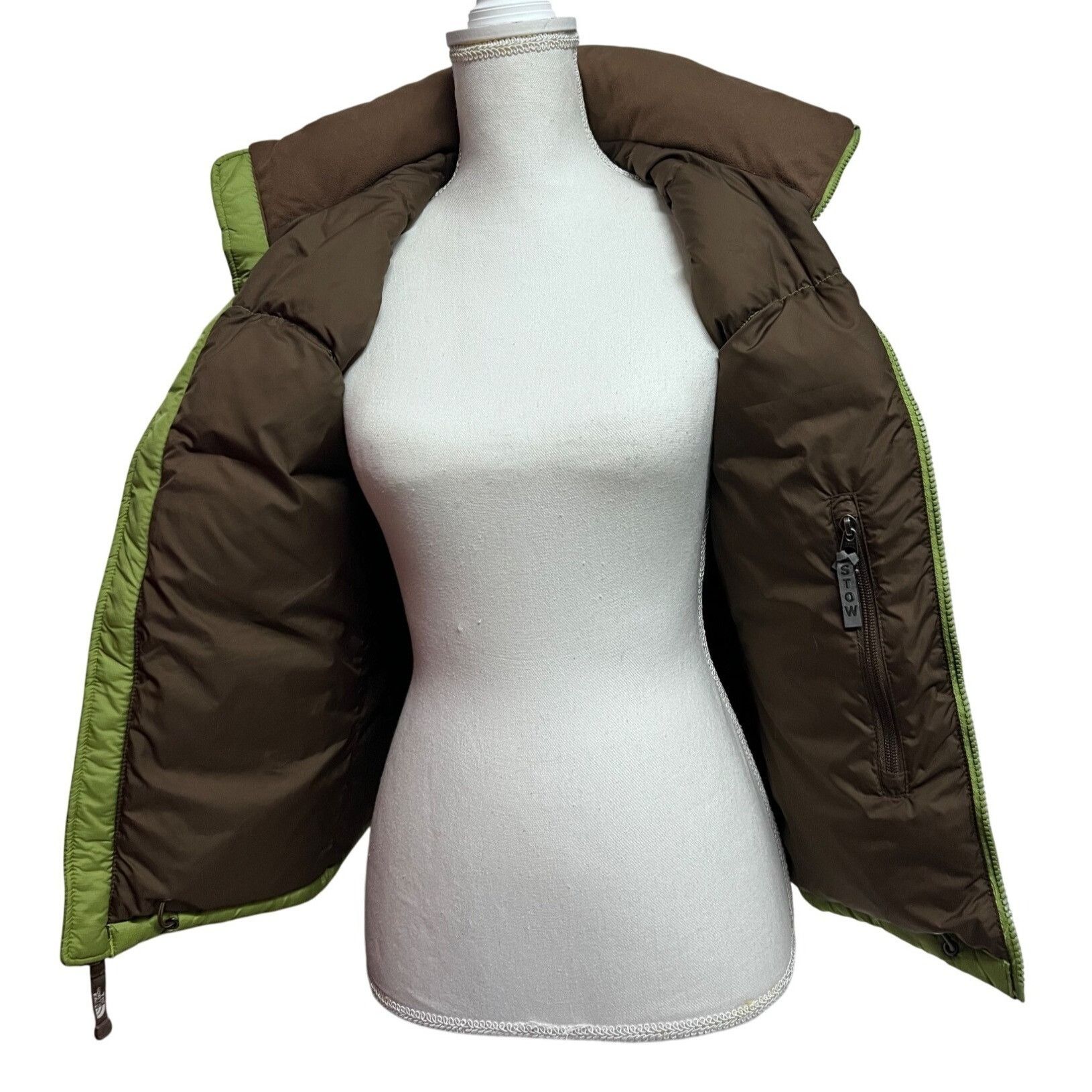The North Face The North Face Womens Green Zip Up 700 Fill Goose Down Puffe Size S / US 4 / IT 40 - 5 Thumbnail