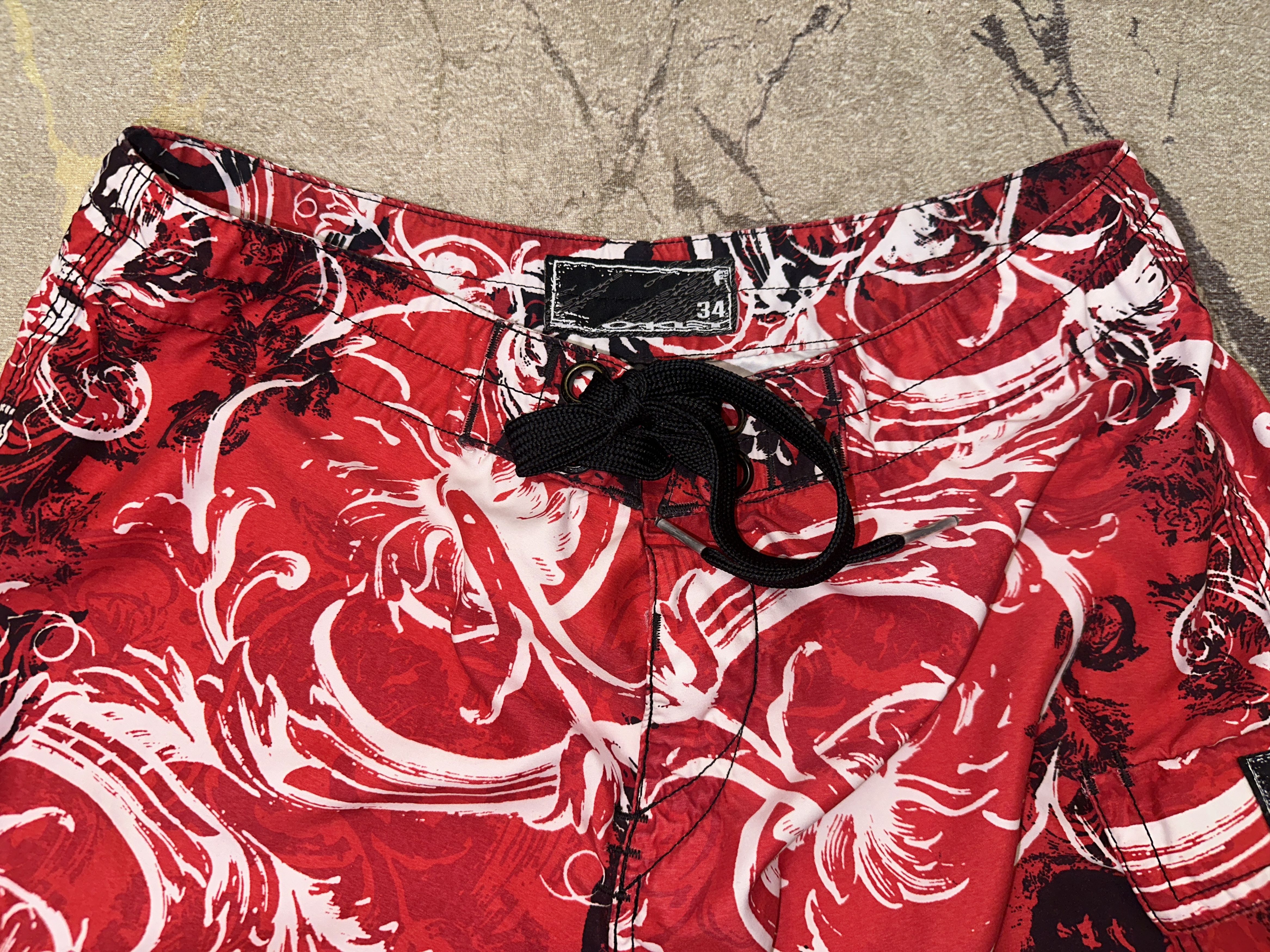 Oakley Y2K Rare Oakley Propeller Long Board Shorts Trunks Size 34 M Size US 34 / EU 50 - 5 Thumbnail