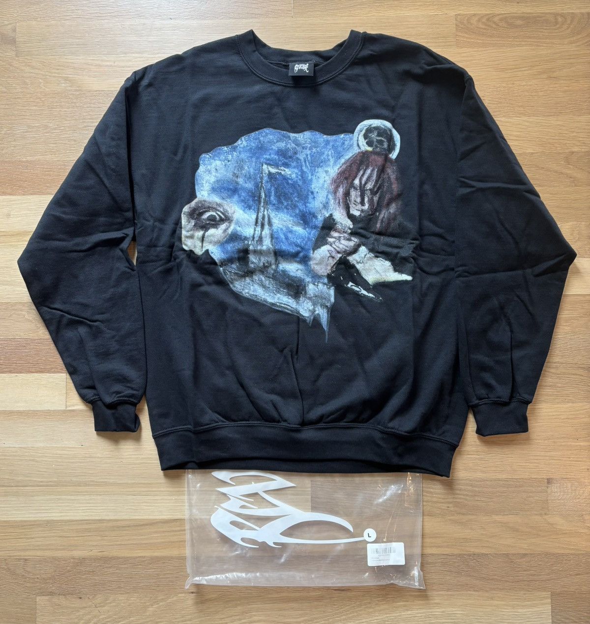 Revenge Revenge Crayon Trippie Redd Crewneck Sweatshirt Size US L / EU 52-54 / 3 - 3 Thumbnail