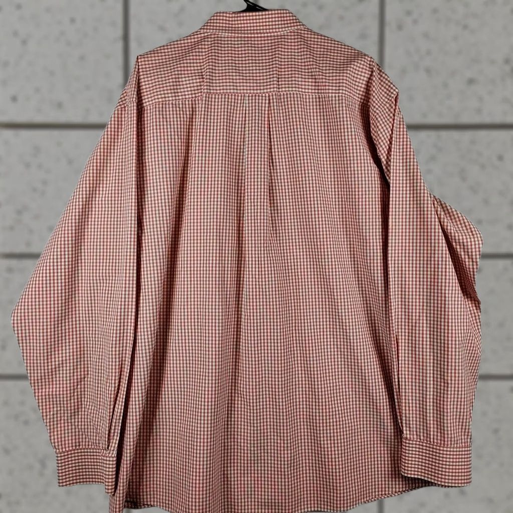 Jos. A. Bank Jos A Bank Dress Shirt Red Plaid Button Up Cotto 2XL Men’s Long Sleeve Collared Travel Shirt Regular Fit Vintage: No Size 48R - 1 Thumbnail