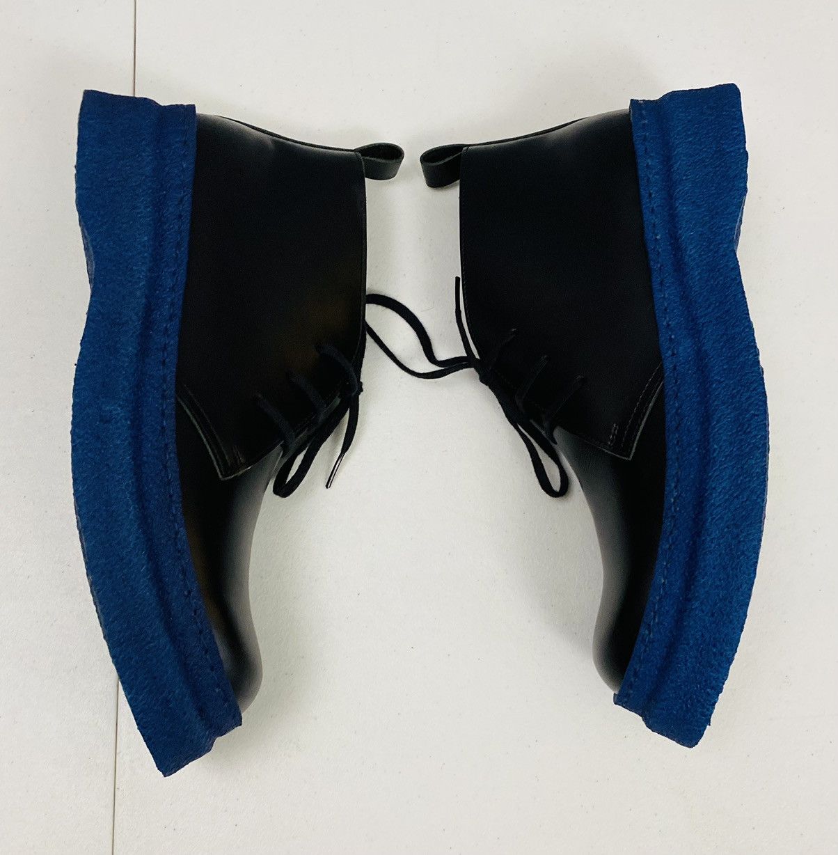 Comme des Garcons Homme Plus CDGHP 🇯🇵 black calf platform gum sole ankle boot 7 25 NEW Size US 7 / EU 40 - 4 Thumbnail